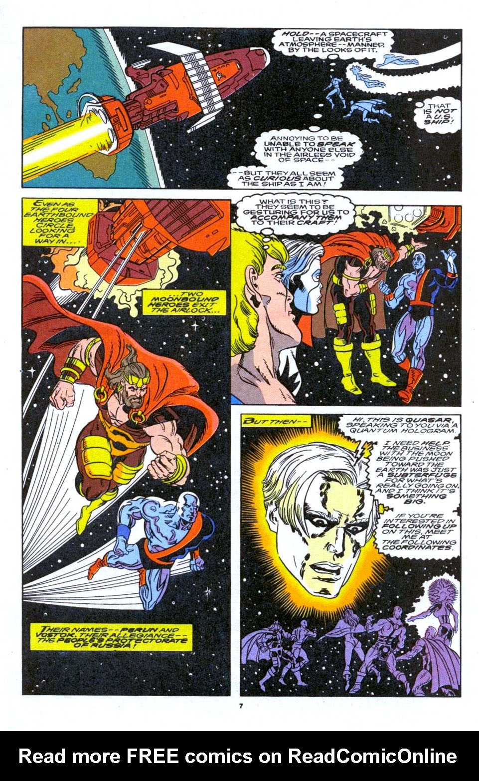 Read online Quasar comic -  Issue #54 - 7