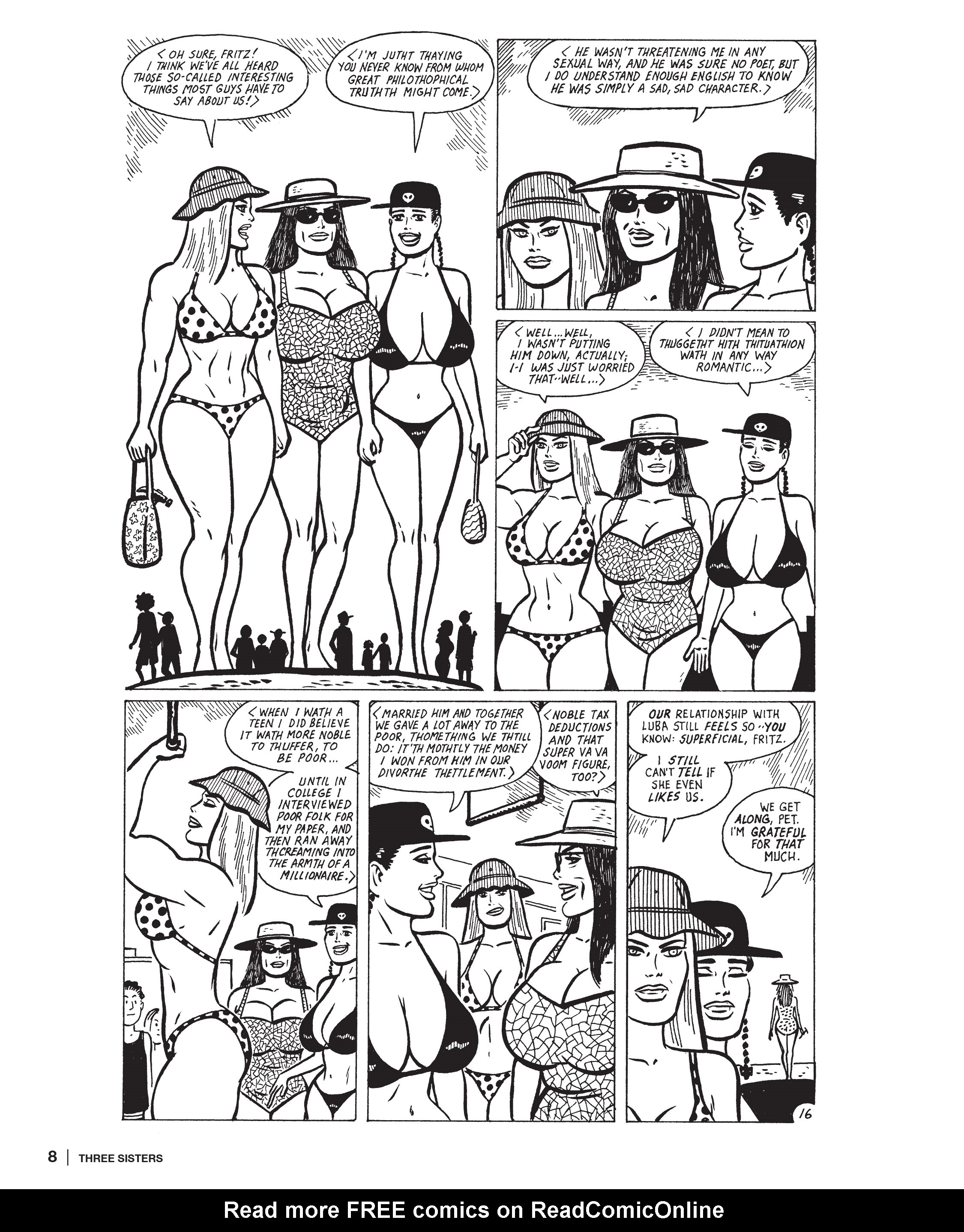 Read online Three Sisters: The Love and Rockets Library comic -  Issue # TPB (Part 1) - 8