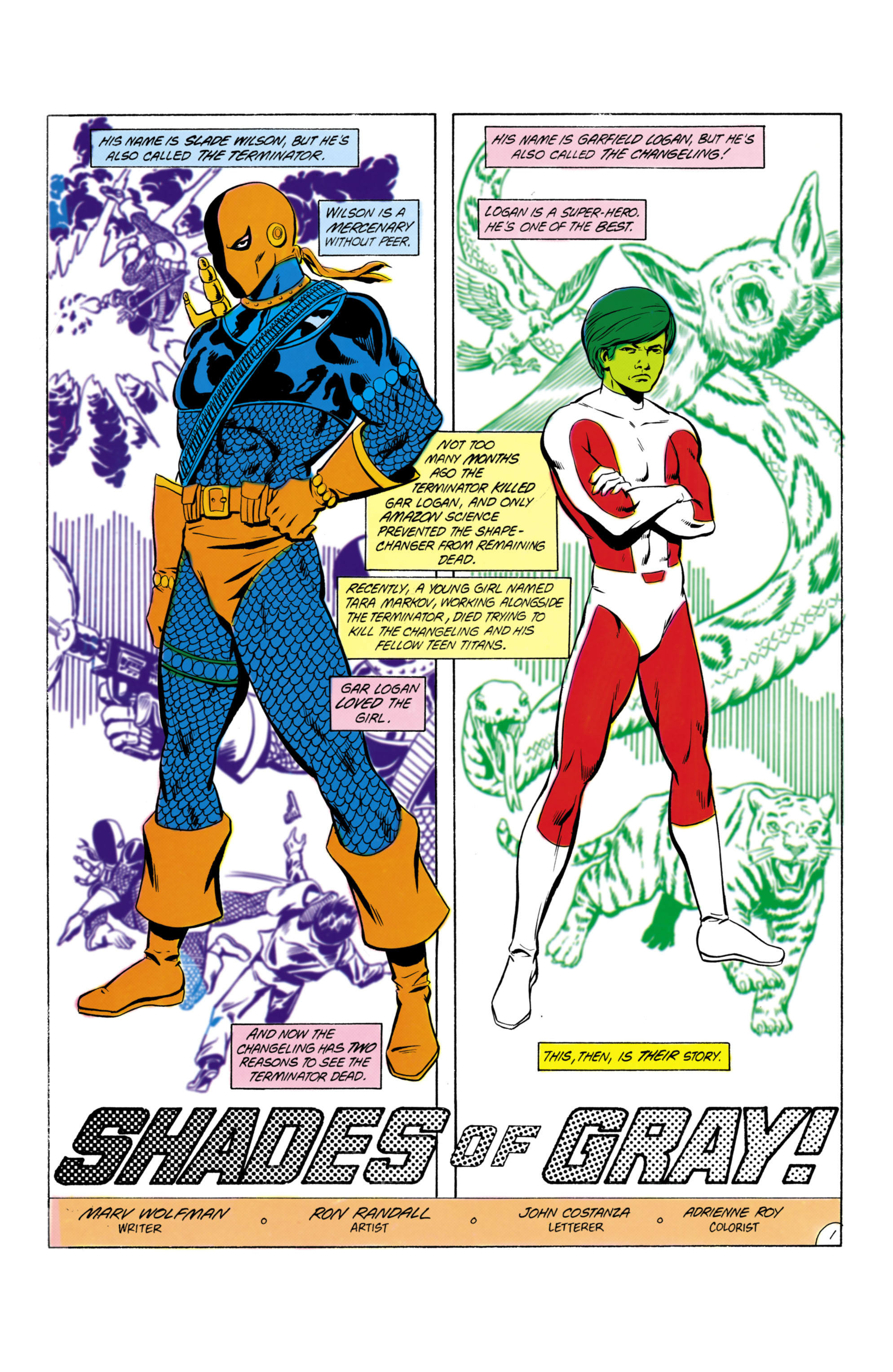 Read online Tales of the Teen Titans comic -  Issue #55 - 2