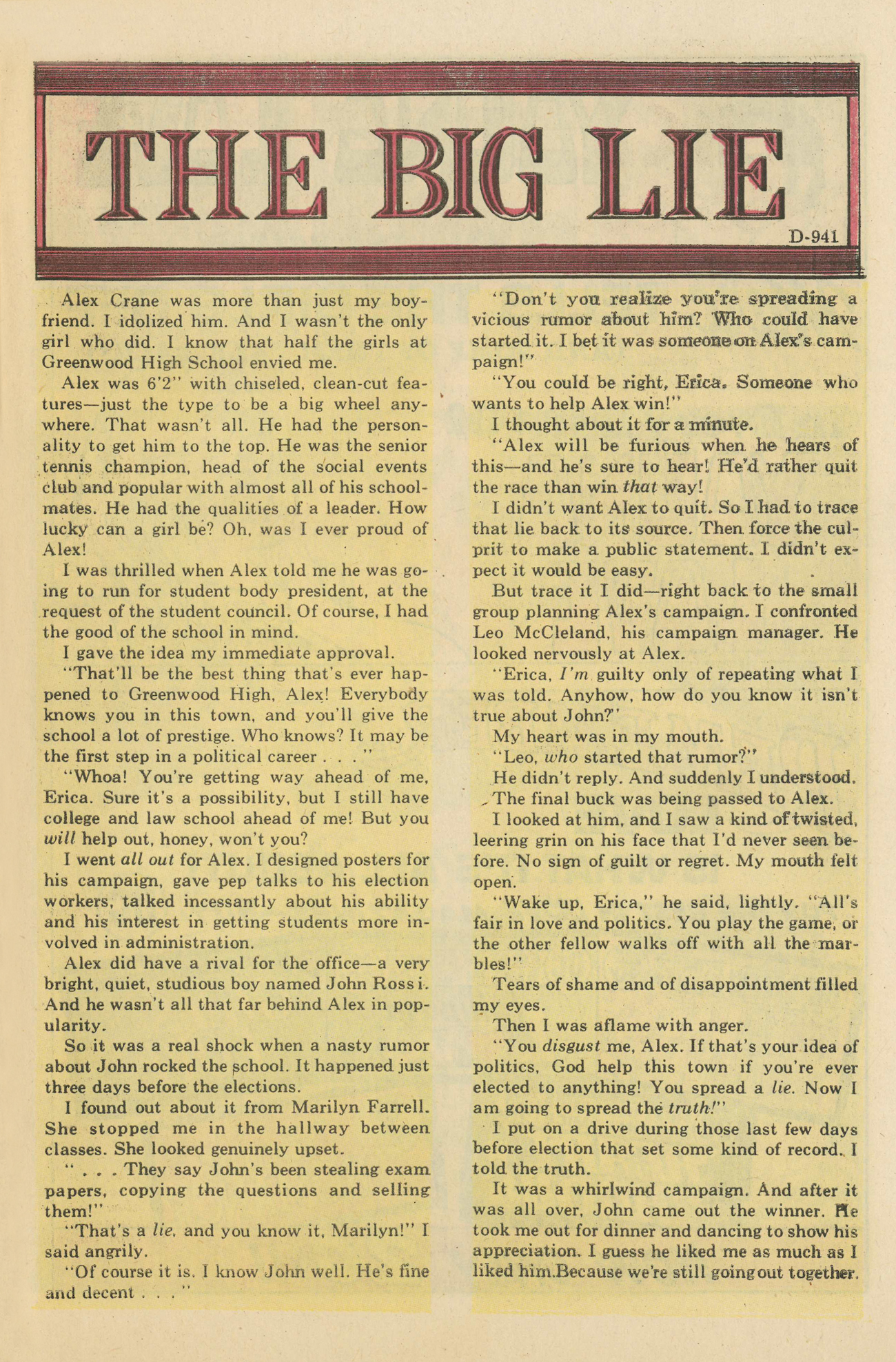 Read online Heart Throbs comic -  Issue #146 - 27