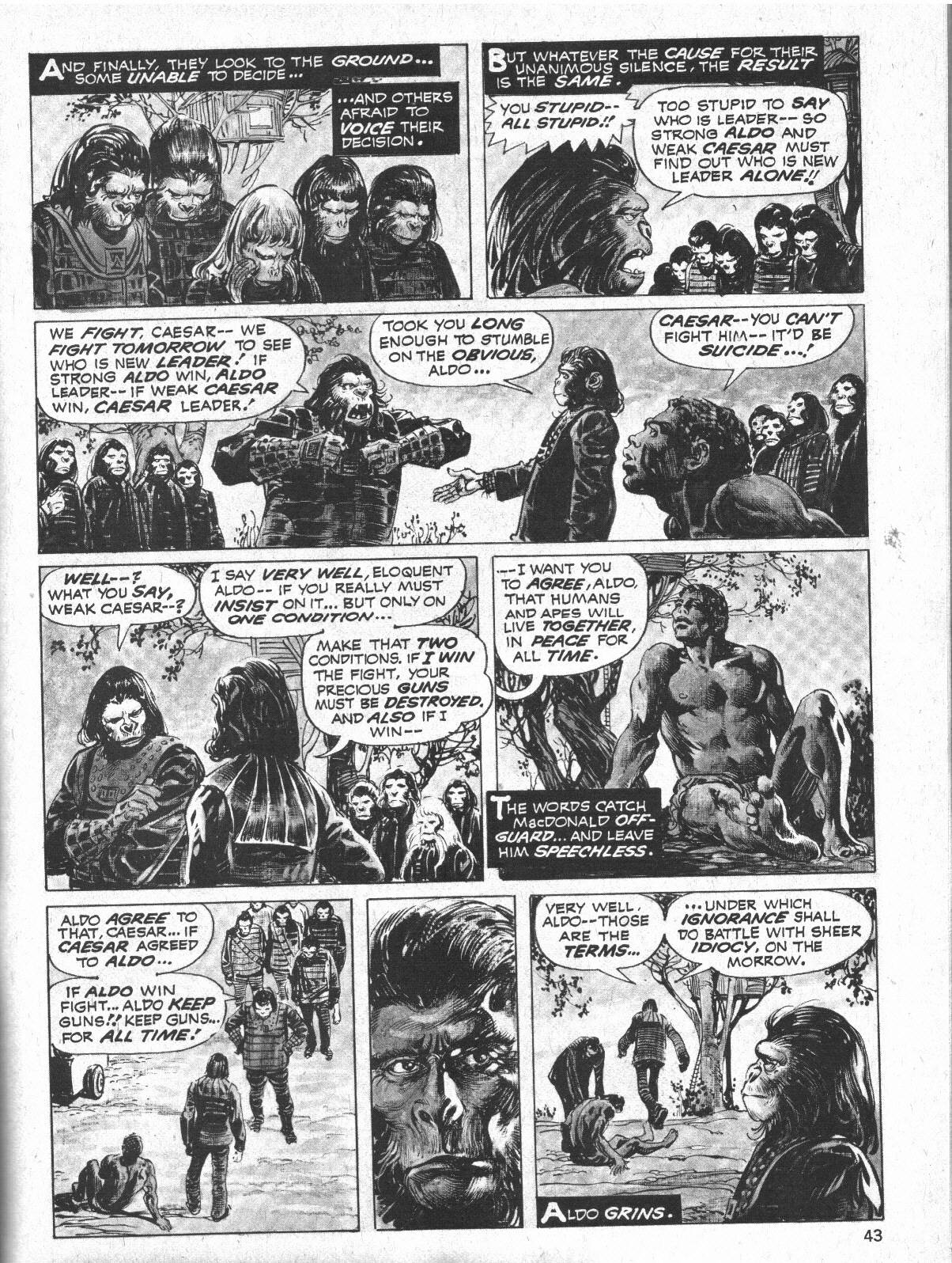 Read online Planet of the Apes comic -  Issue #22 - 44