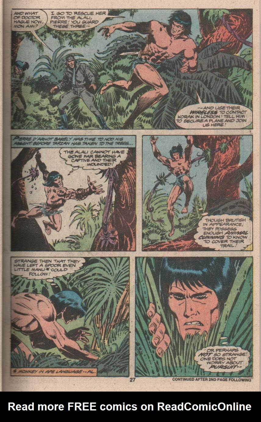 Read online Tarzan (1977) comic -  Issue # _Annual 3 - 22