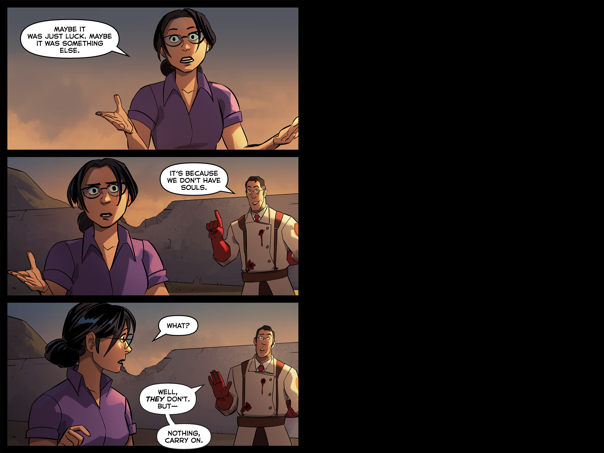 Read online Team Fortress 2 comic -  Issue #6 - 254
