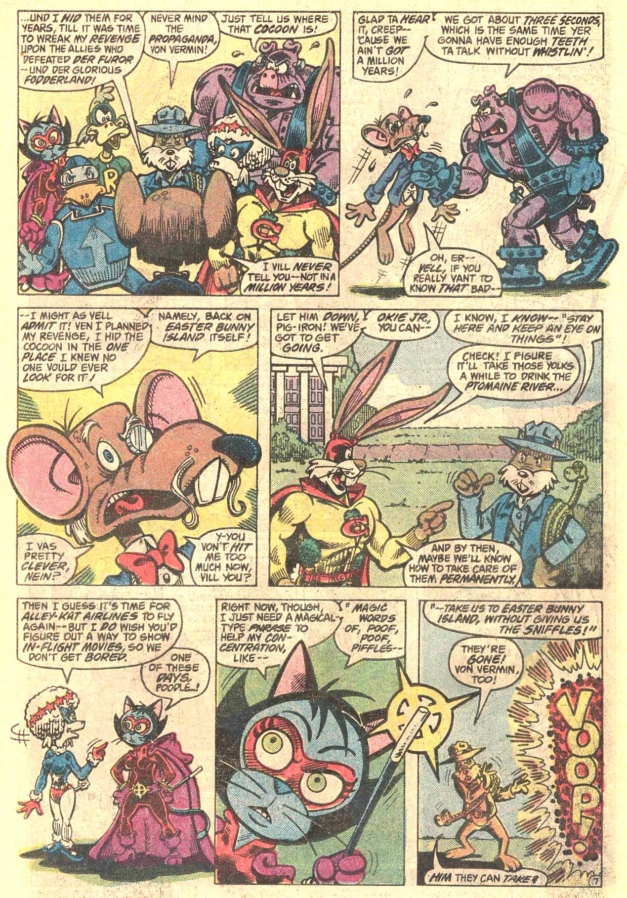 Read online Captain Carrot and His Amazing Zoo Crew! comic -  Issue #6 - 8