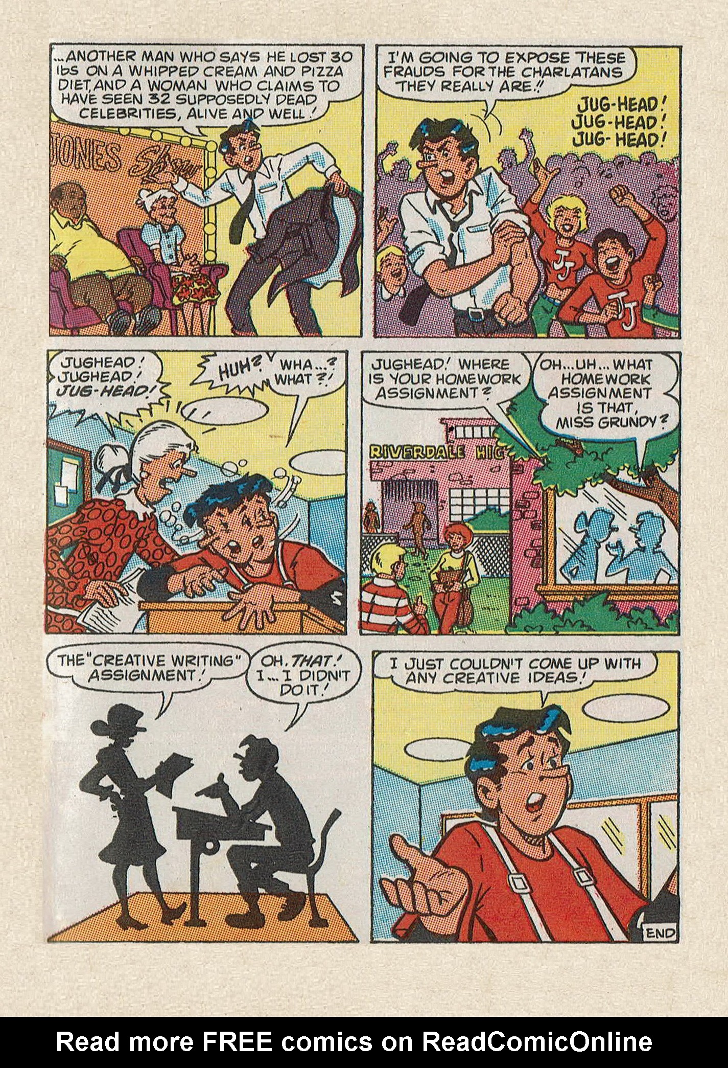 Read online Jughead Jones Comics Digest comic -  Issue #60 - 7