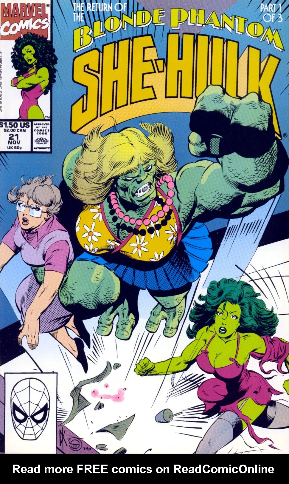 Read online The Sensational She-Hulk comic -  Issue #21 - 1