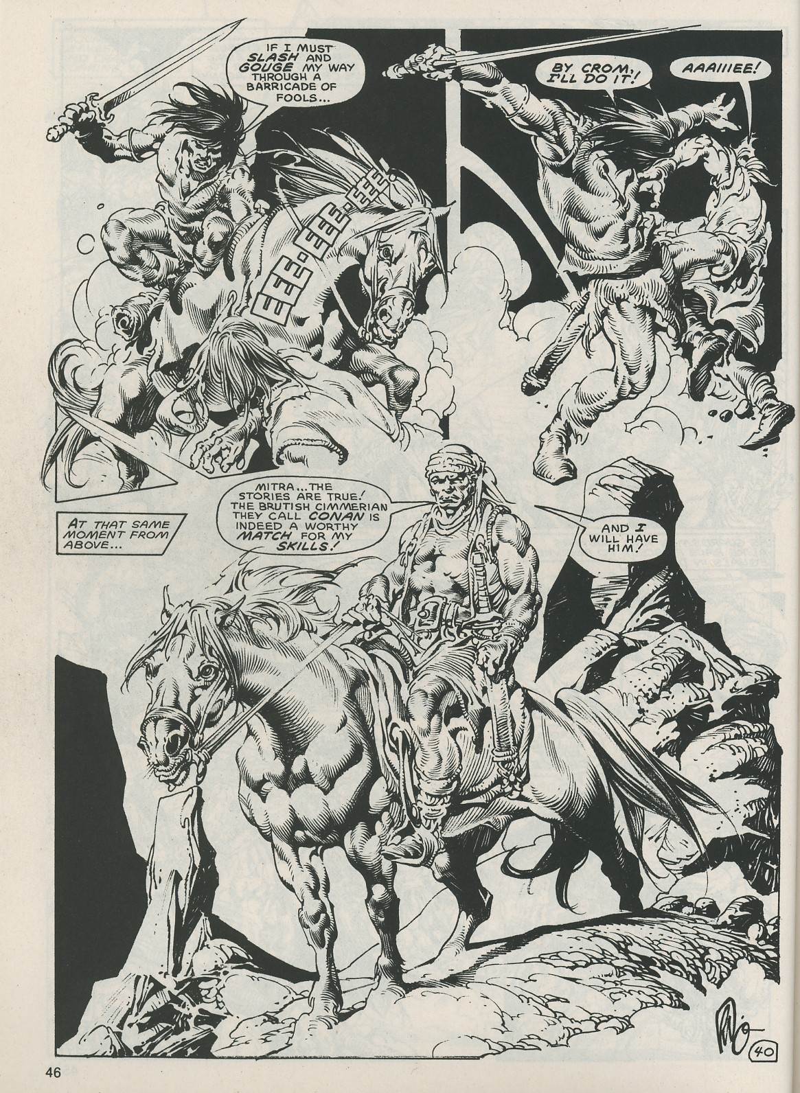 Read online The Savage Sword Of Conan comic -  Issue #121 - 46