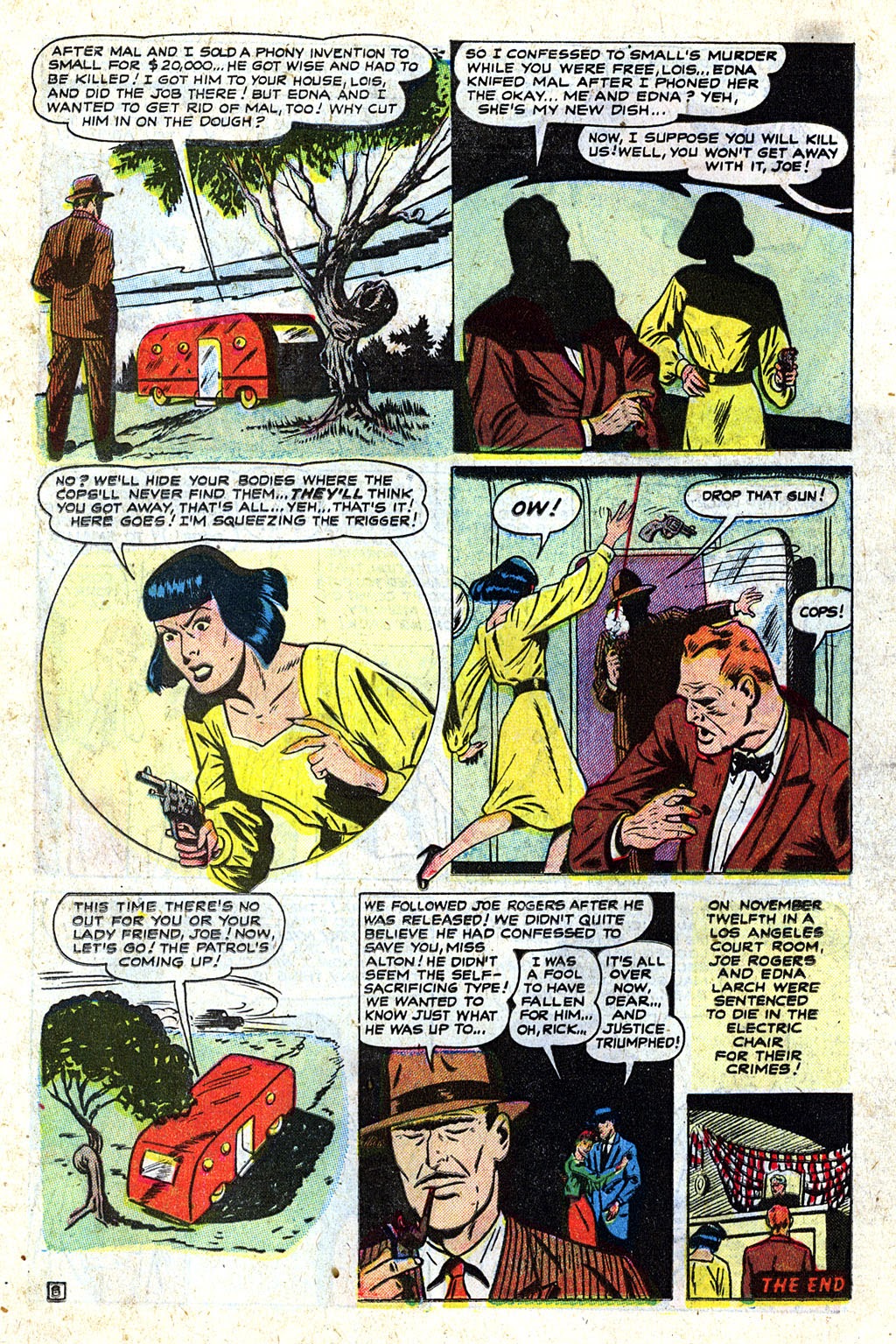 Read online Crime Cases Comics (1950) comic -  Issue #25 - 18