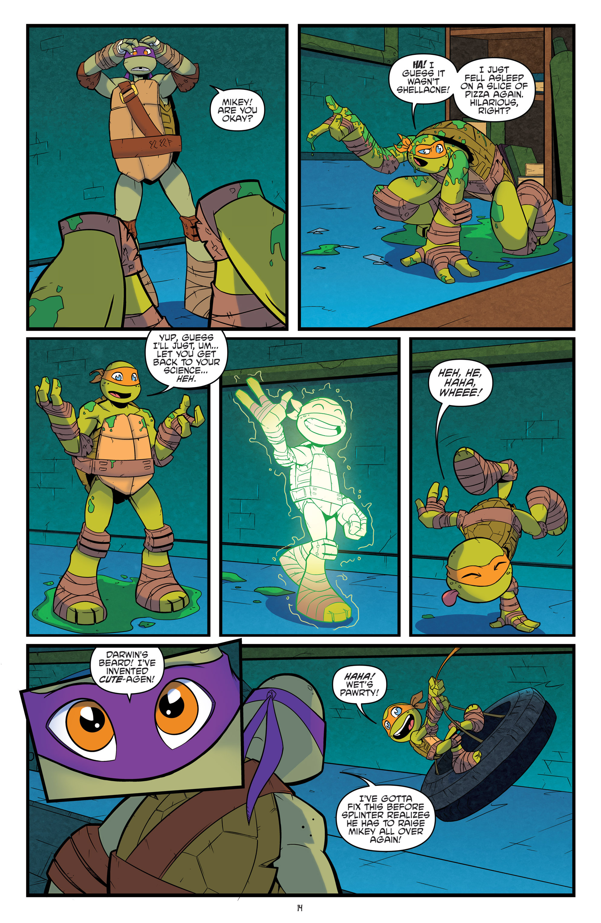 Read online Teenage Mutant Ninja Turtles New Animated Adventures comic -  Issue #21 - 16