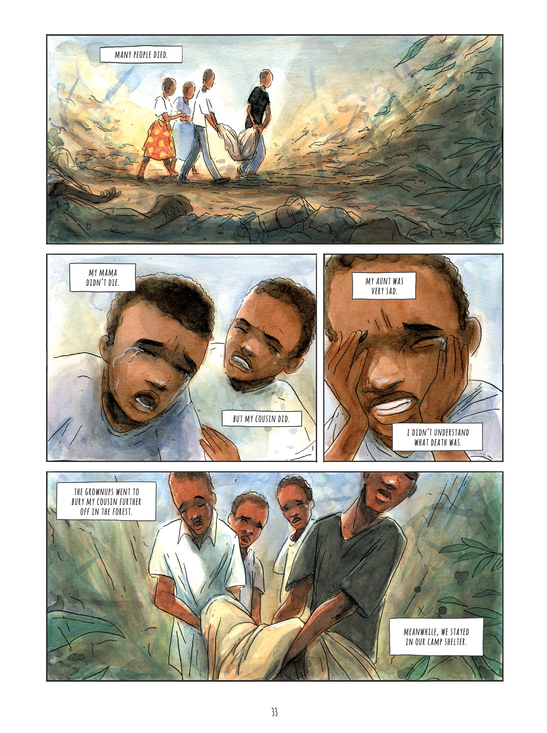 Read online Alice on the Run: One Child's Journey Through the Rwandan Civil War comic -  Issue # TPB - 32