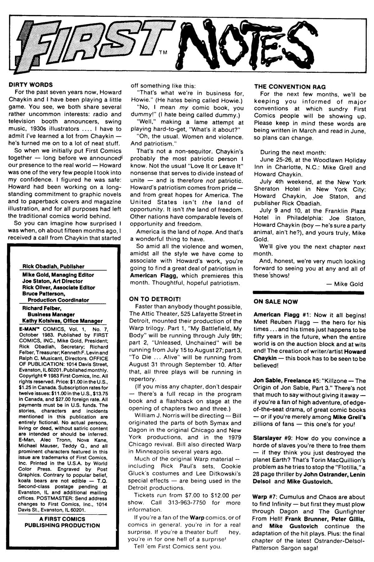 Read online E-Man (1983) comic -  Issue #7 - 2