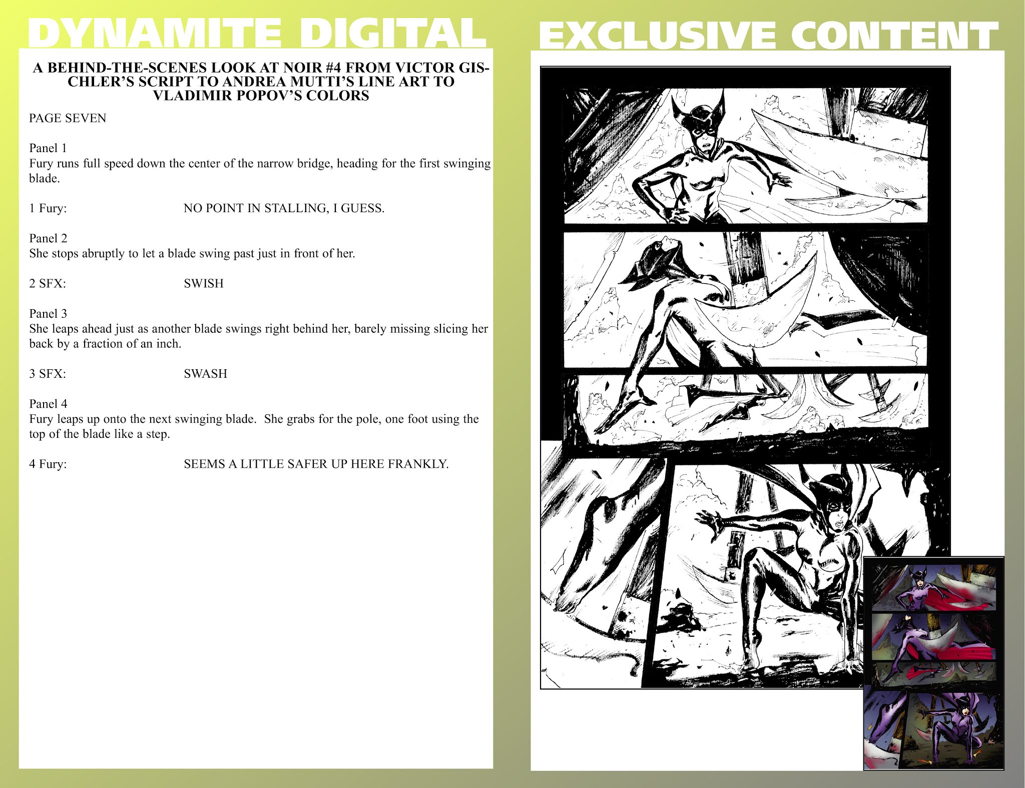 Read online Noir comic -  Issue #4 - 27