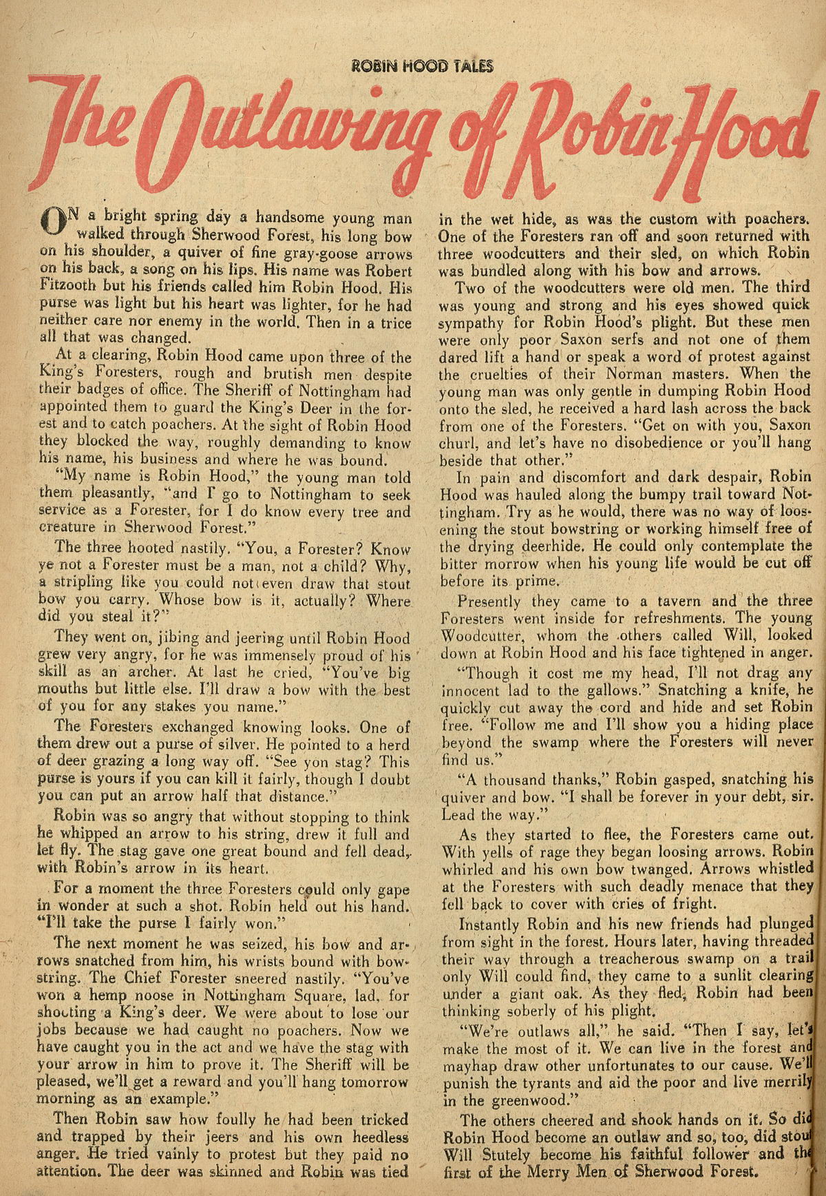 Read online Robin Hood Tales comic -  Issue #1 - 28
