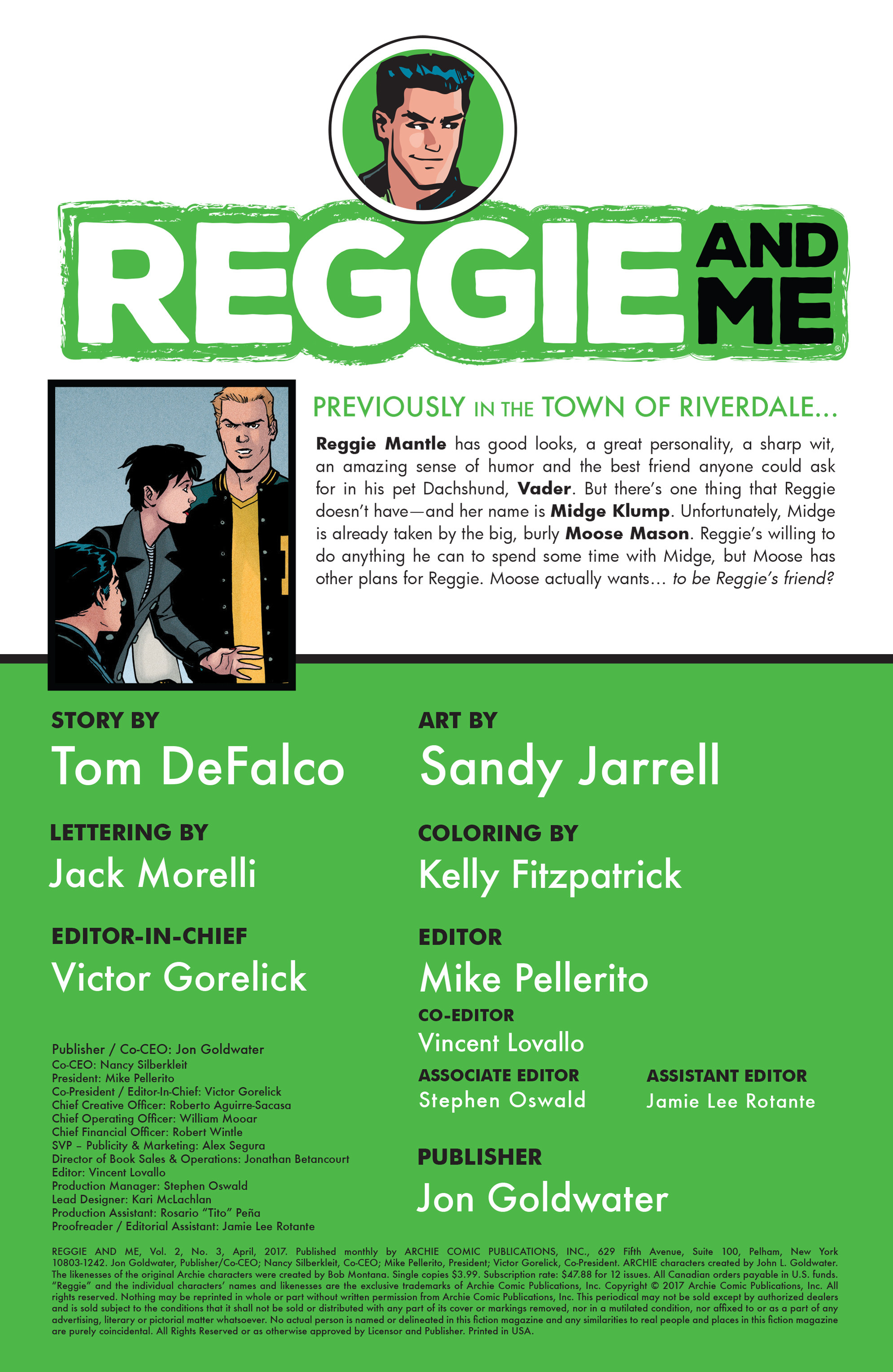 Read online Reggie and Me comic -  Issue #3 - 2