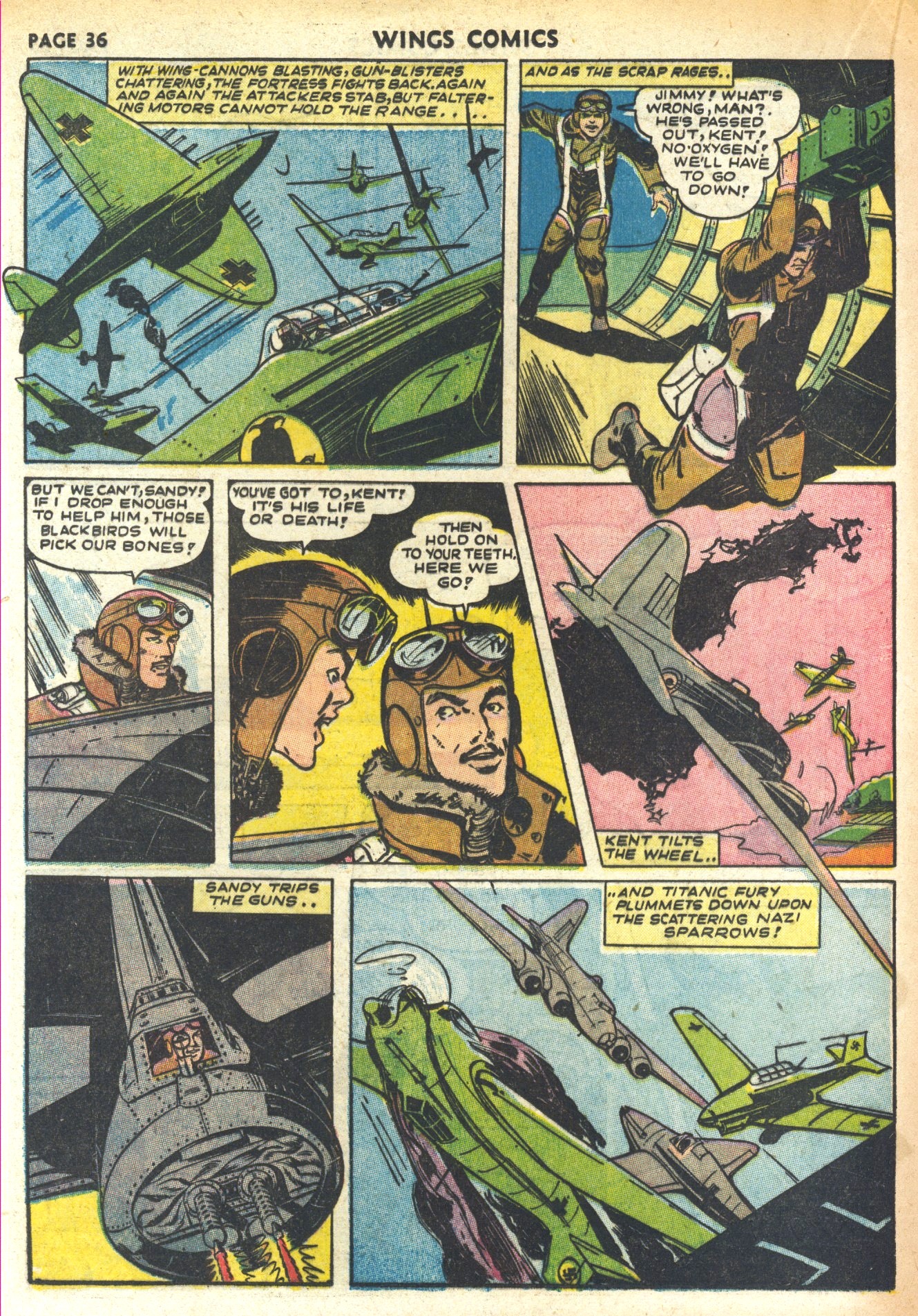 Read online Wings Comics comic -  Issue #30 - 38