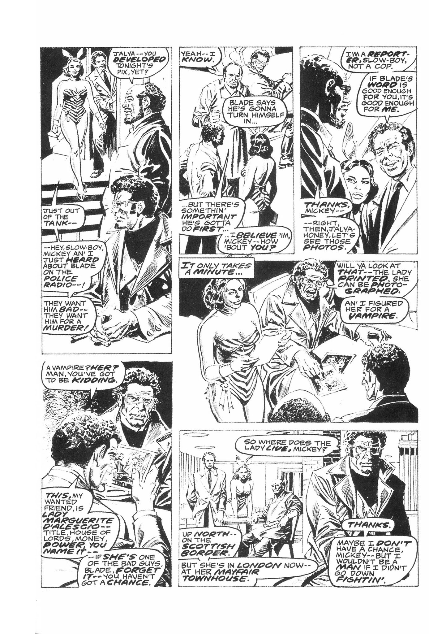 Read online Blade: Black & White comic -  Issue # TPB - 45