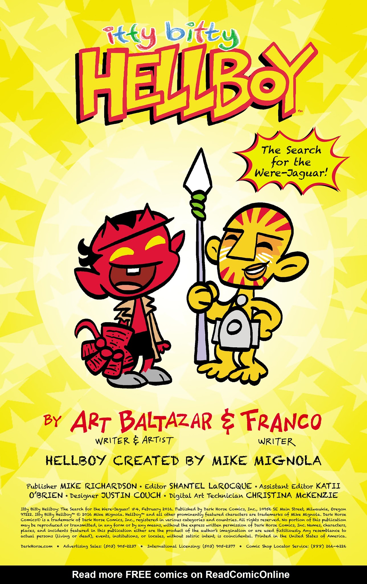 Read online Itty Bitty Hellboy: The Search for the Were-Jaguar! comic -  Issue #4 - 2