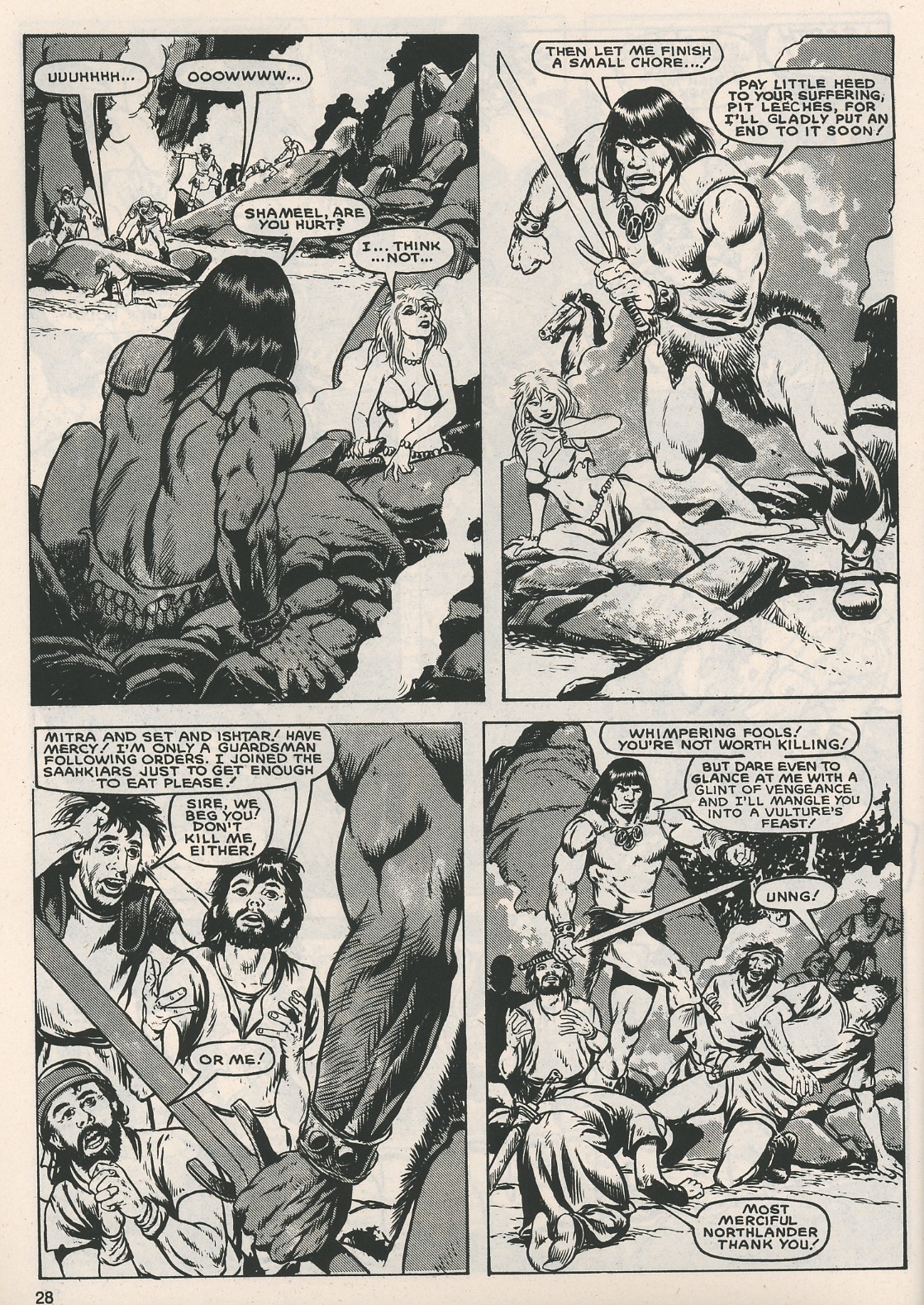 Read online The Savage Sword Of Conan comic -  Issue #118 - 27
