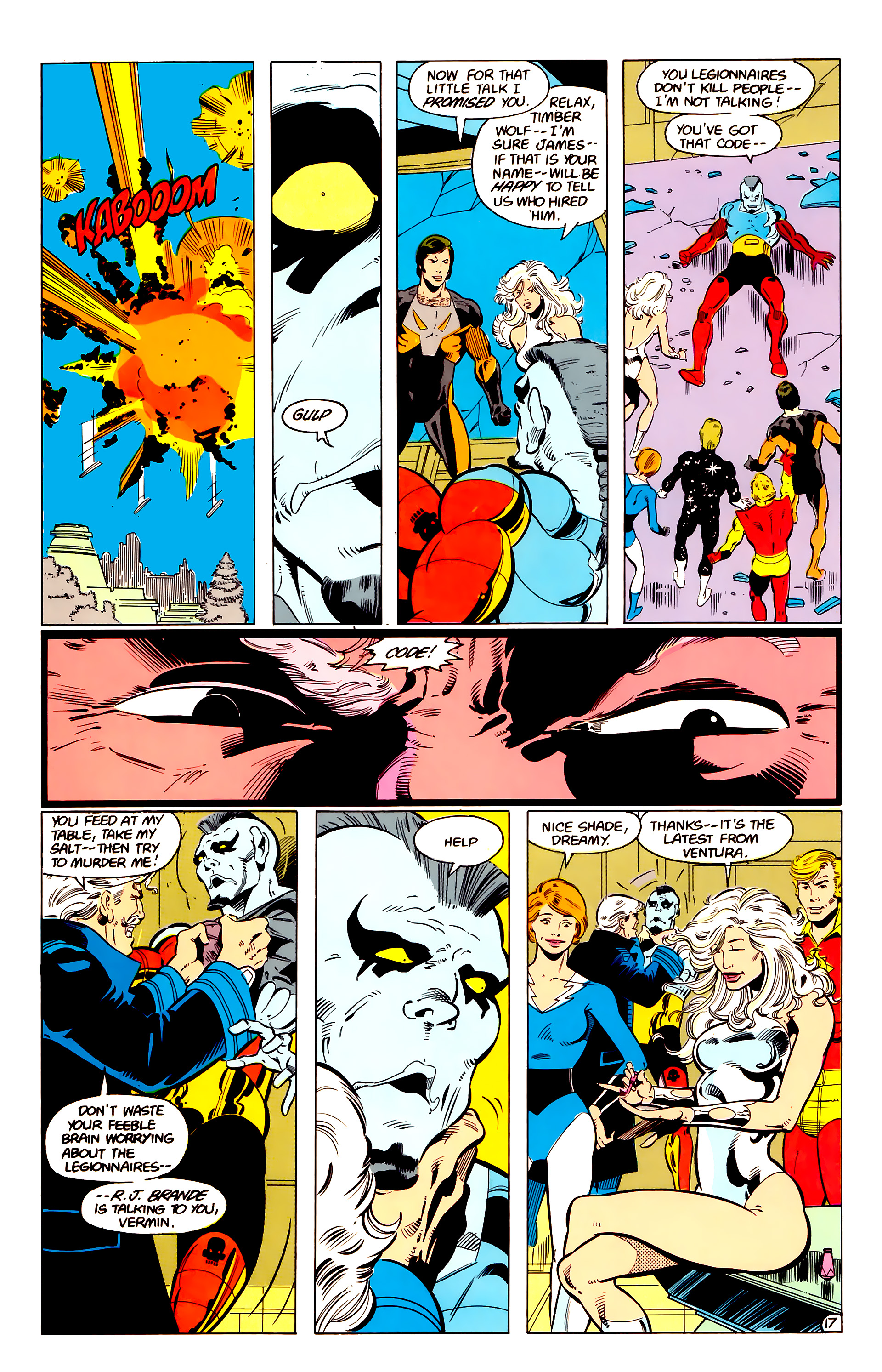 Read online Legion of Super-Heroes (1984) comic -  Issue #17 - 19