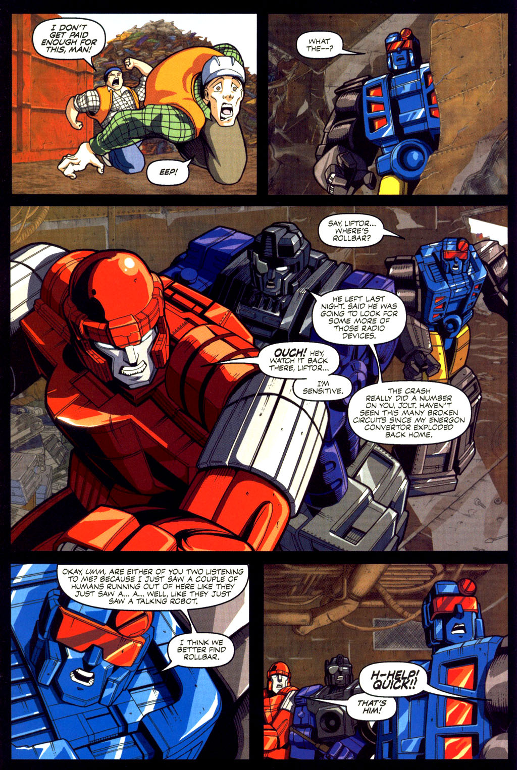 Read online Transformers Armada comic -  Issue #5 - 6