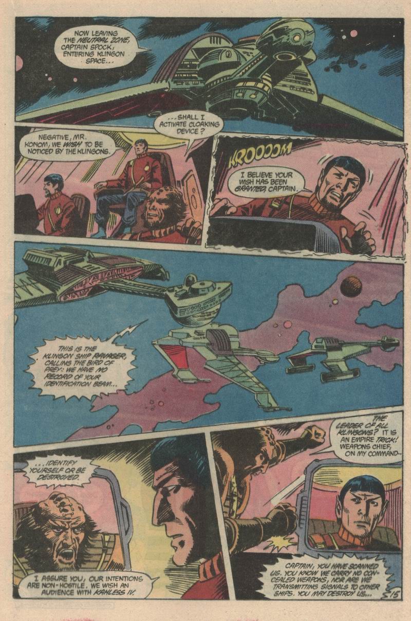 Read online Star Trek (1984) comic -  Issue #14 - 15