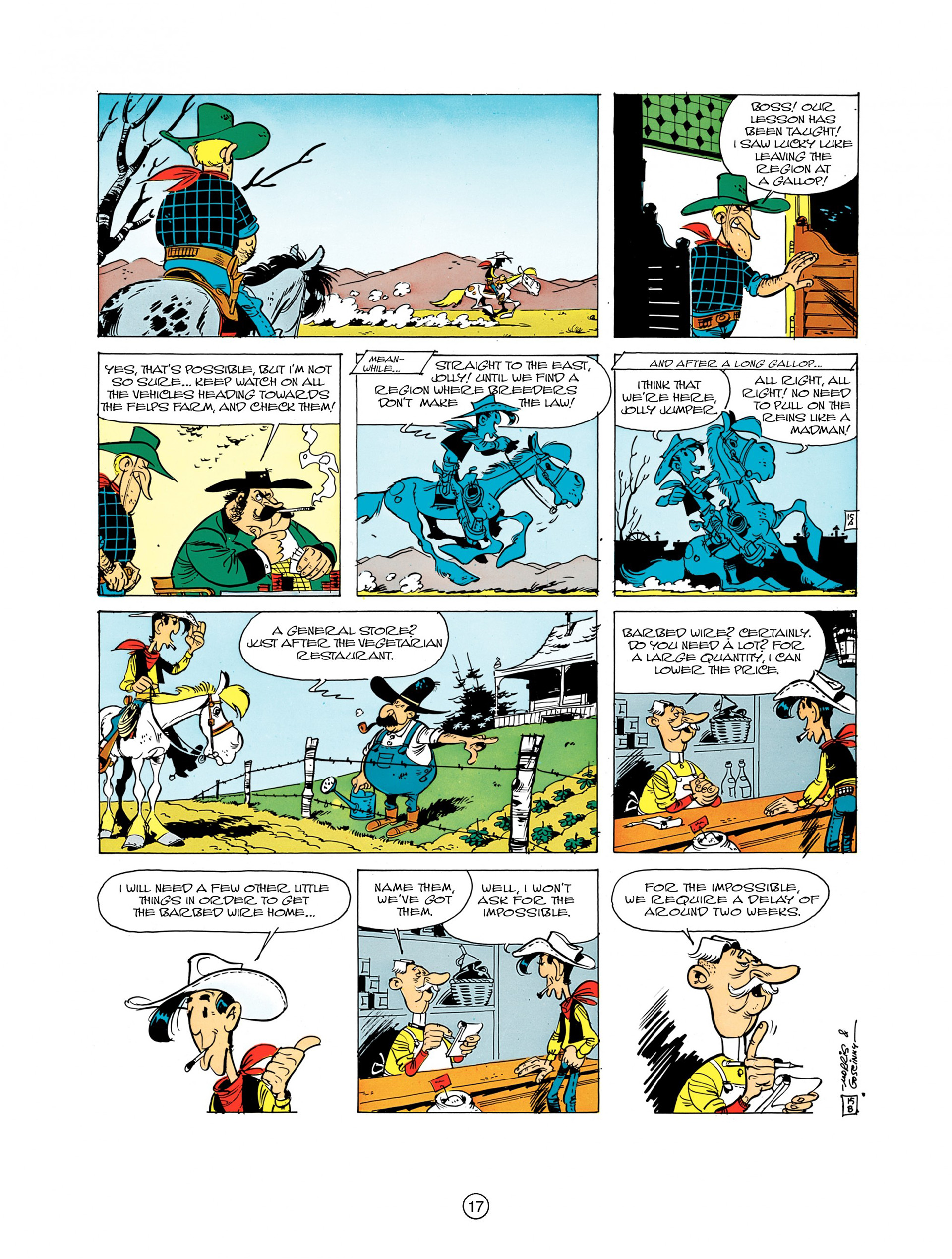 Read online A Lucky Luke Adventure comic -  Issue #7 - 17