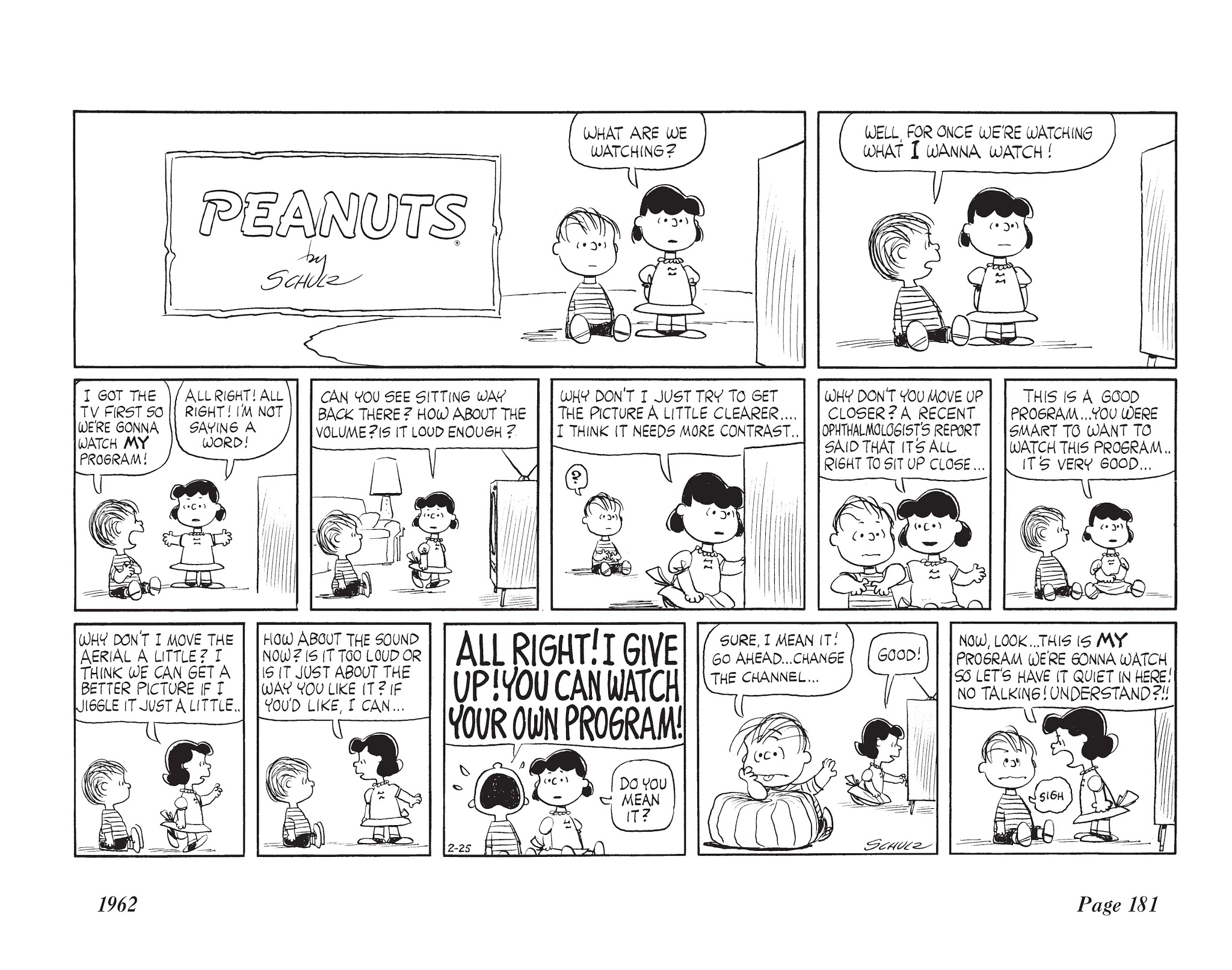 Read online The Complete Peanuts comic -  Issue # TPB 6 - 196