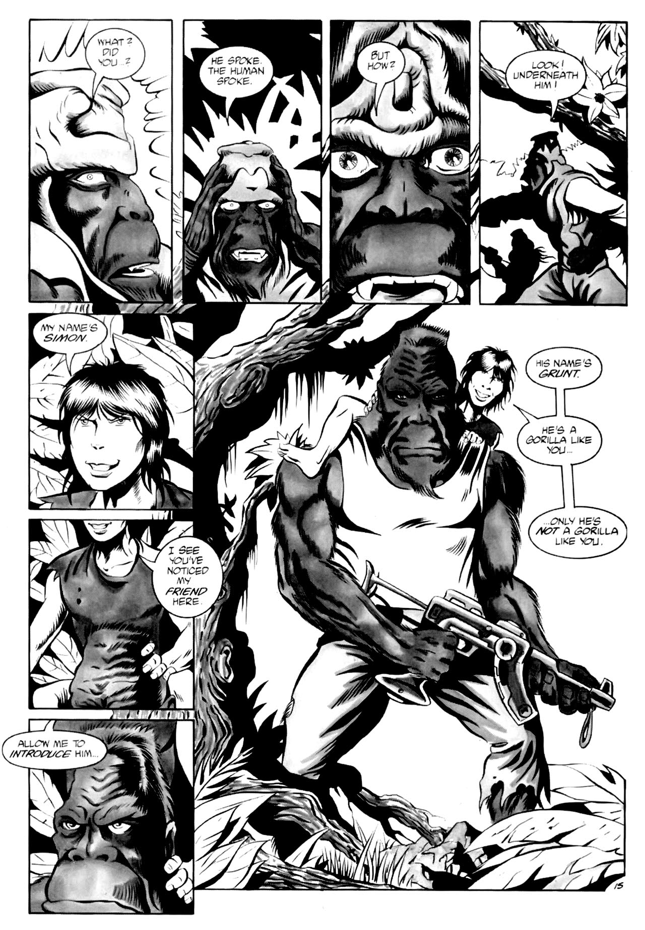 Read online Planet of the Apes (1990) comic -  Issue #3 - 17