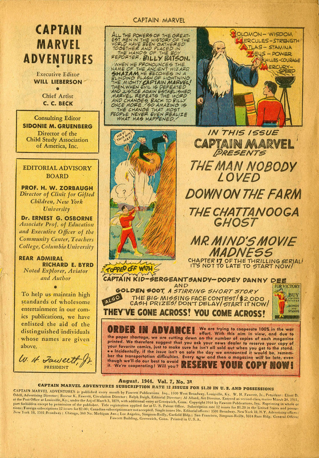 Read online Captain Marvel Adventures comic -  Issue #38 - 3