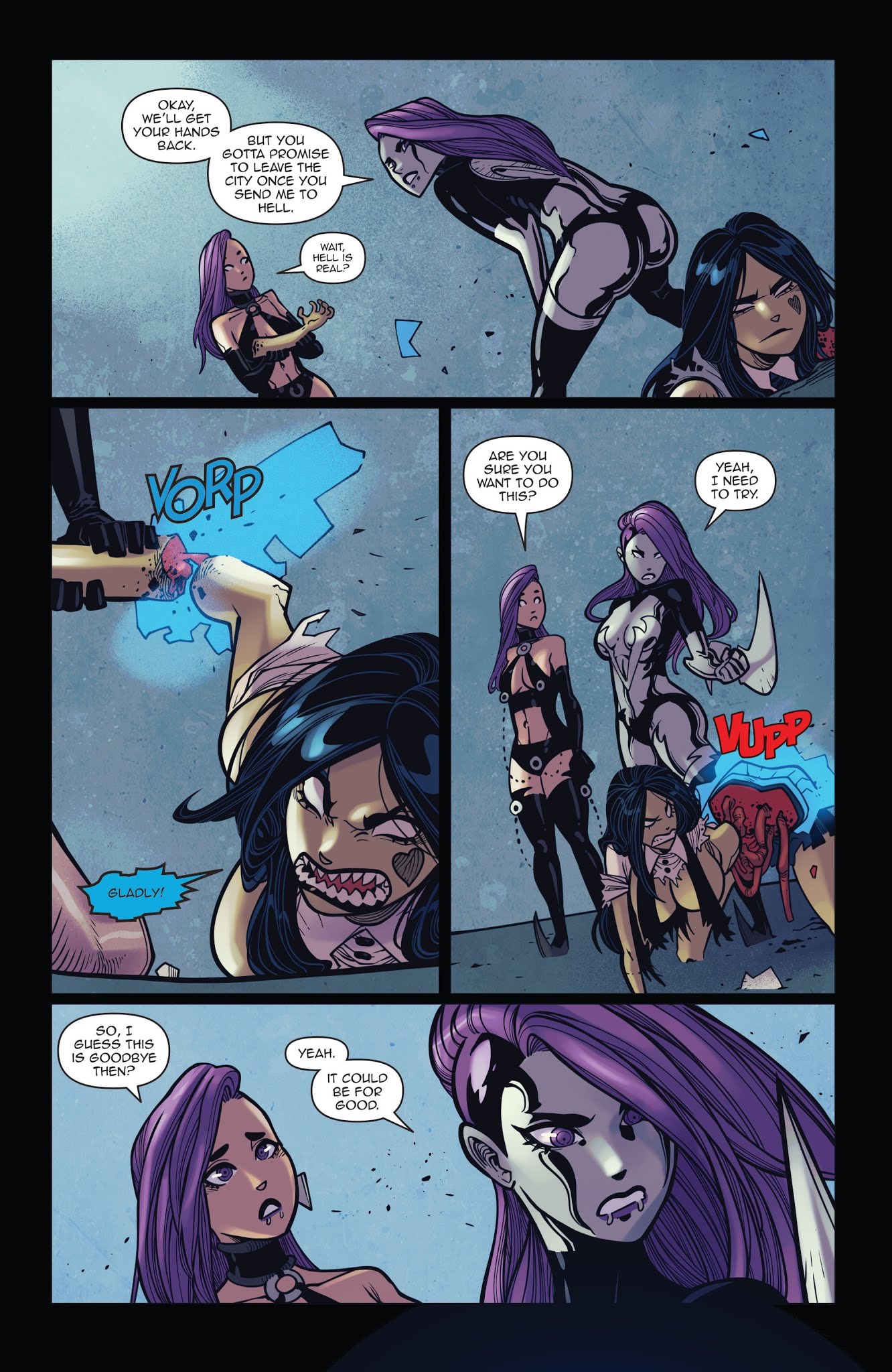 Read online Vampblade Season 3 comic -  Issue #5 - 20