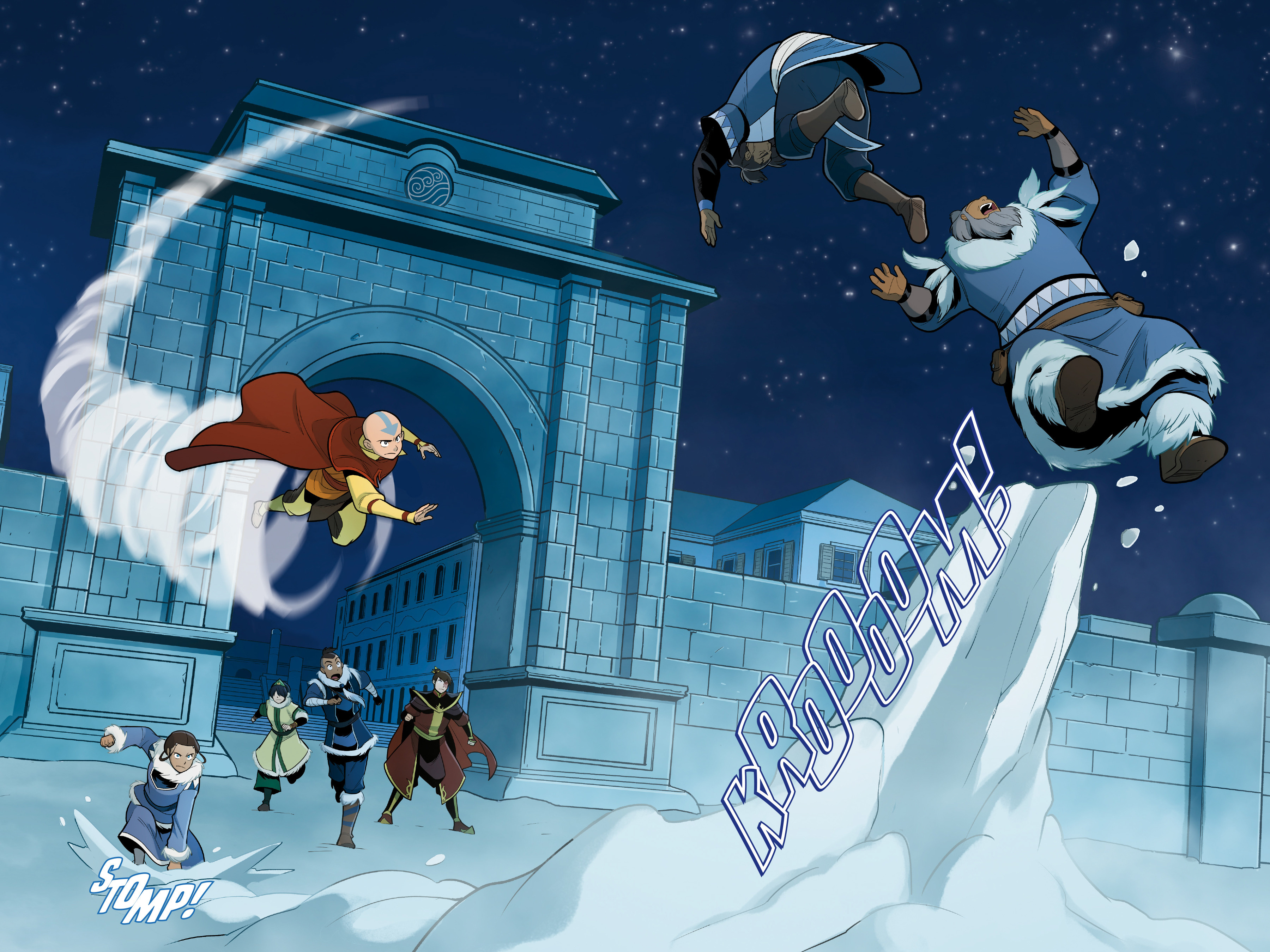 Read online Nickelodeon Avatar: The Last Airbender - North and South comic -  Issue #3 - 37