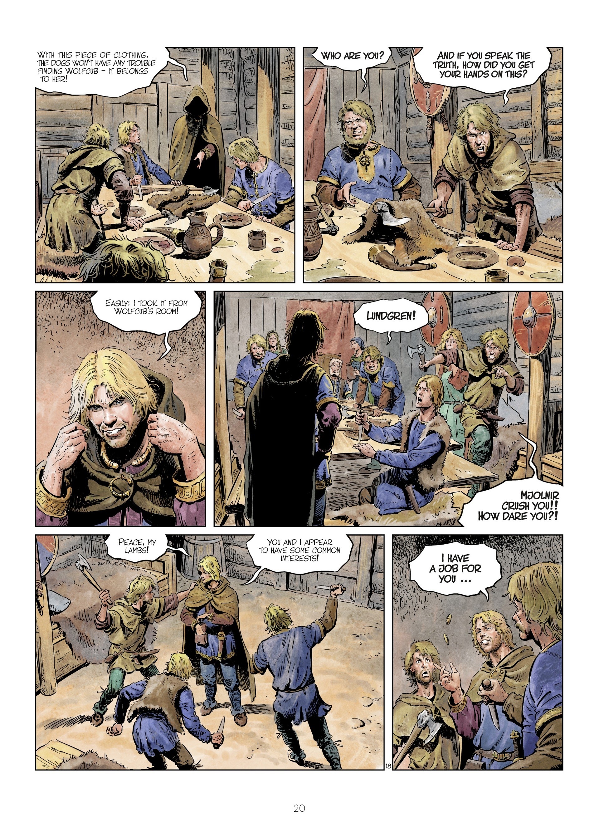Read online The World of Thorgal: Wolfcub comic -  Issue #4 - 22