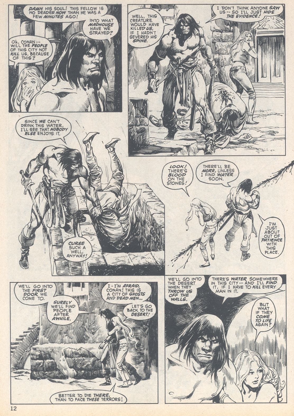 Read online The Savage Sword Of Conan comic -  Issue #20 - 12