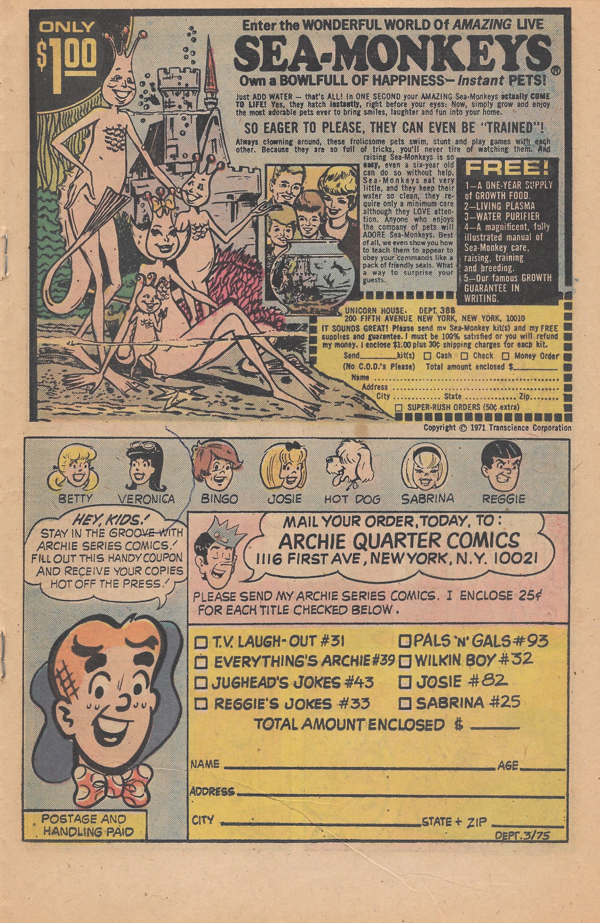 Read online Archie's Joke Book Magazine comic -  Issue #206 - 19