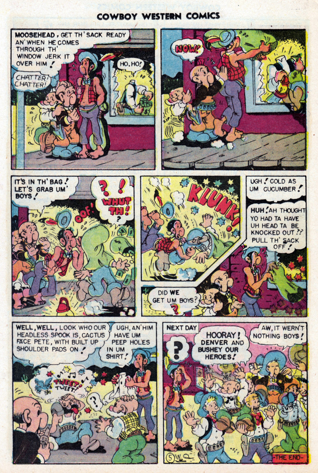 Read online Cowboy Western Comics (1948) comic -  Issue #21 - 30