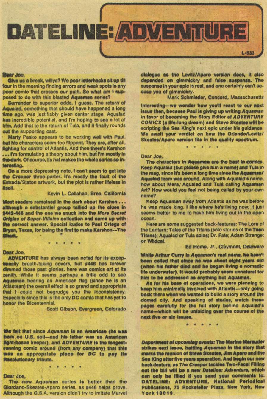 Read online Adventure Comics (1938) comic -  Issue #448 - 31