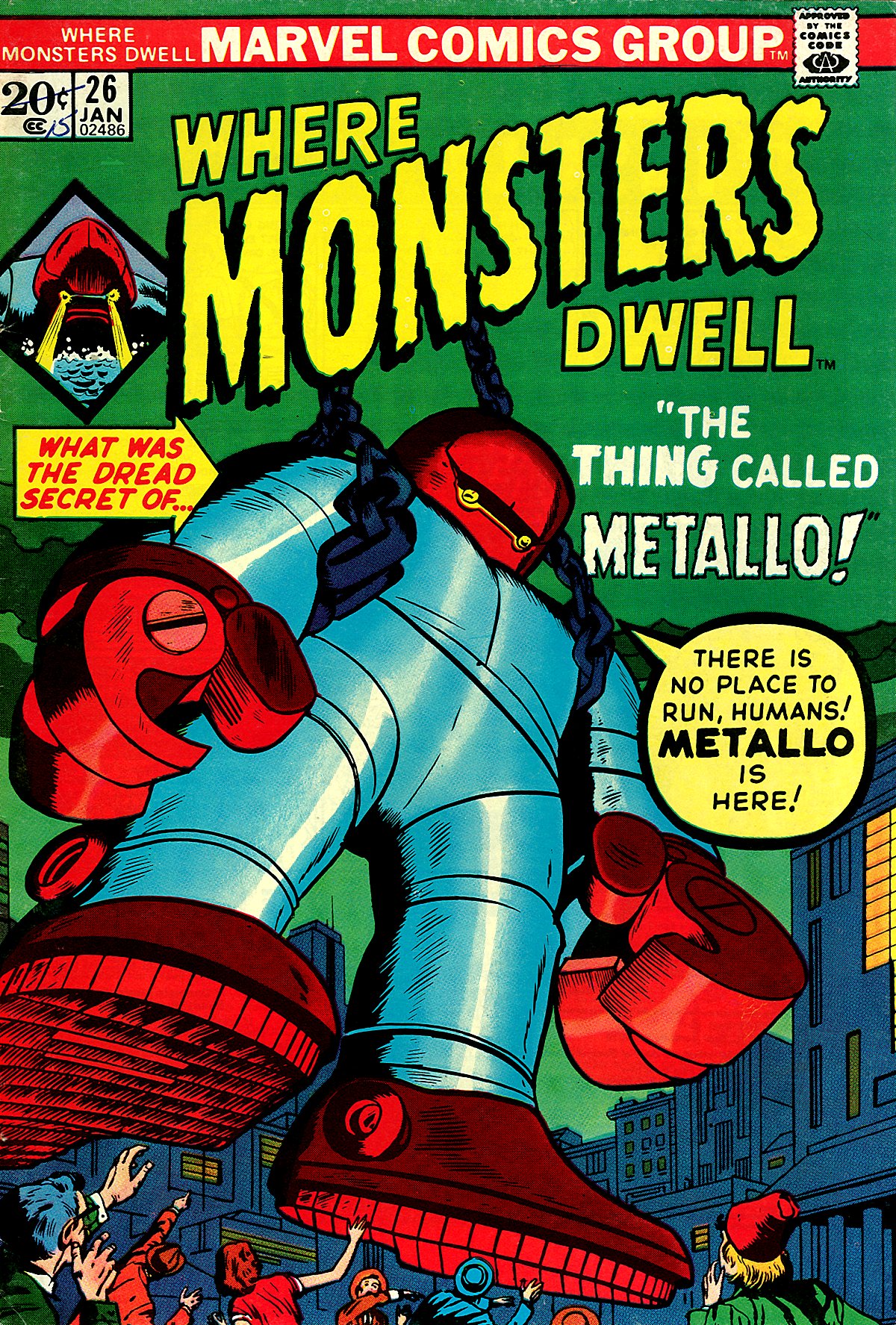 Read online Where Monsters Dwell (1970) comic -  Issue #26 - 1