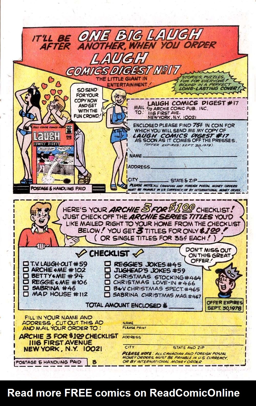 Read online Archie's Girls Betty and Veronica comic -  Issue #270 - 27