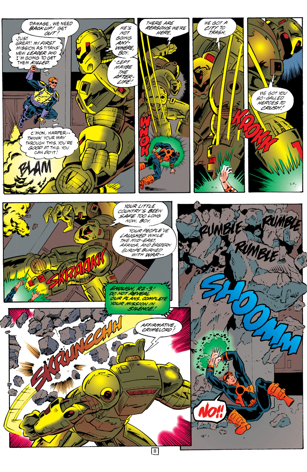 Read online The New Titans (1988) comic -  Issue #0 - 8