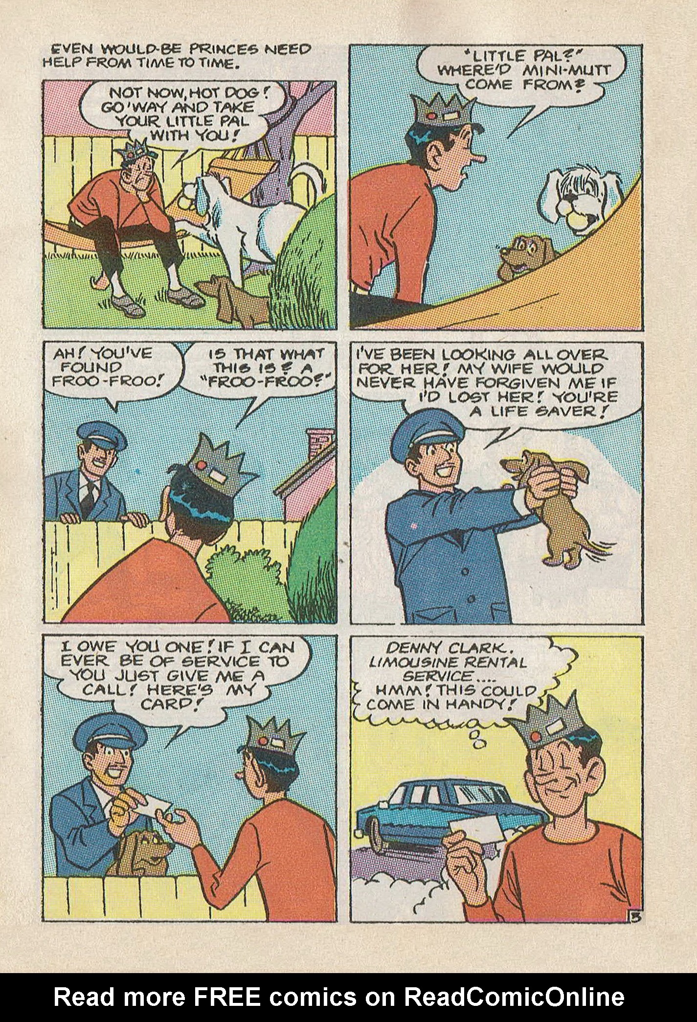 Read online Jughead Jones Comics Digest comic -  Issue #63 - 118