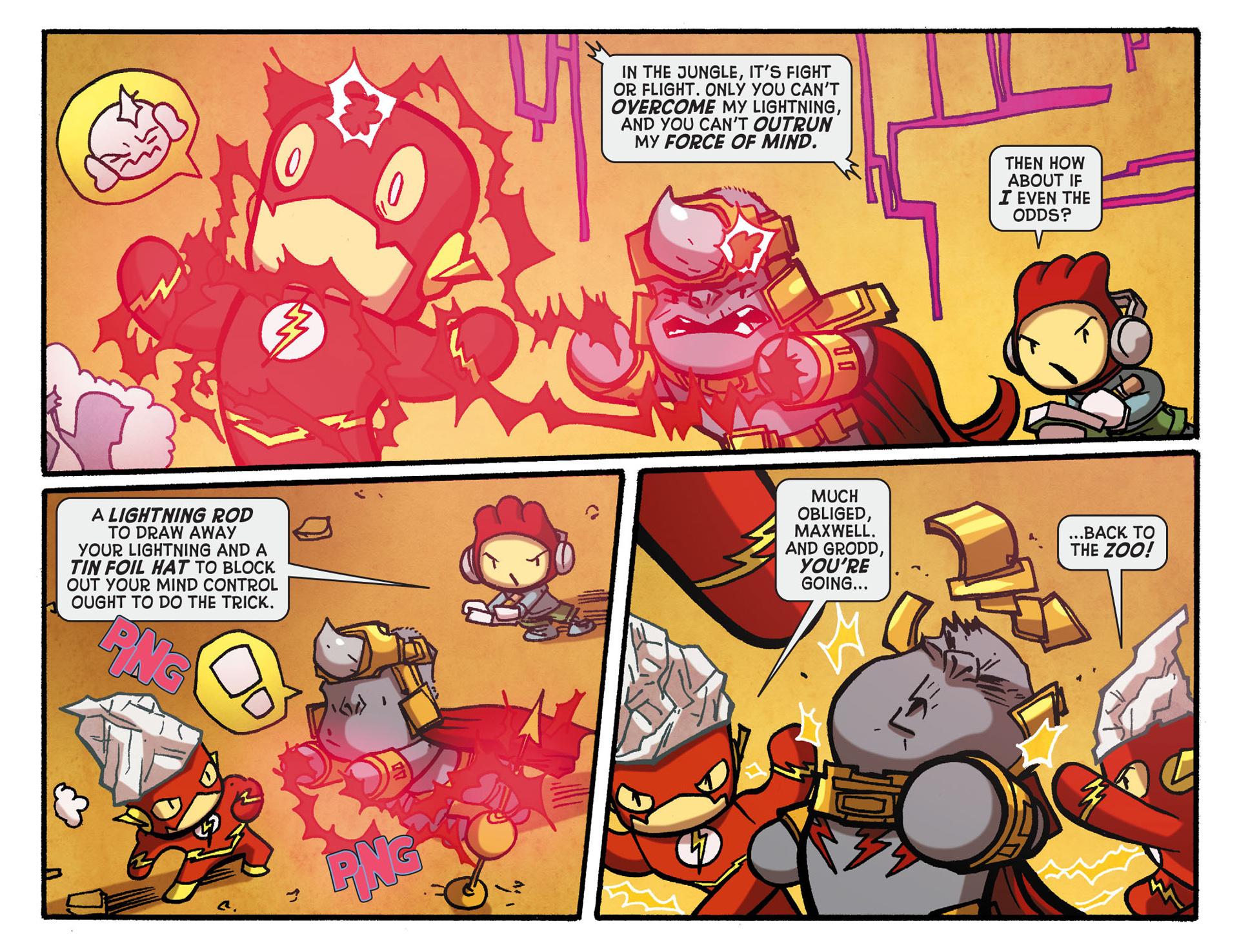 Read online Scribblenauts Unmasked: A Crisis of Imagination comic -  Issue #14 - 10
