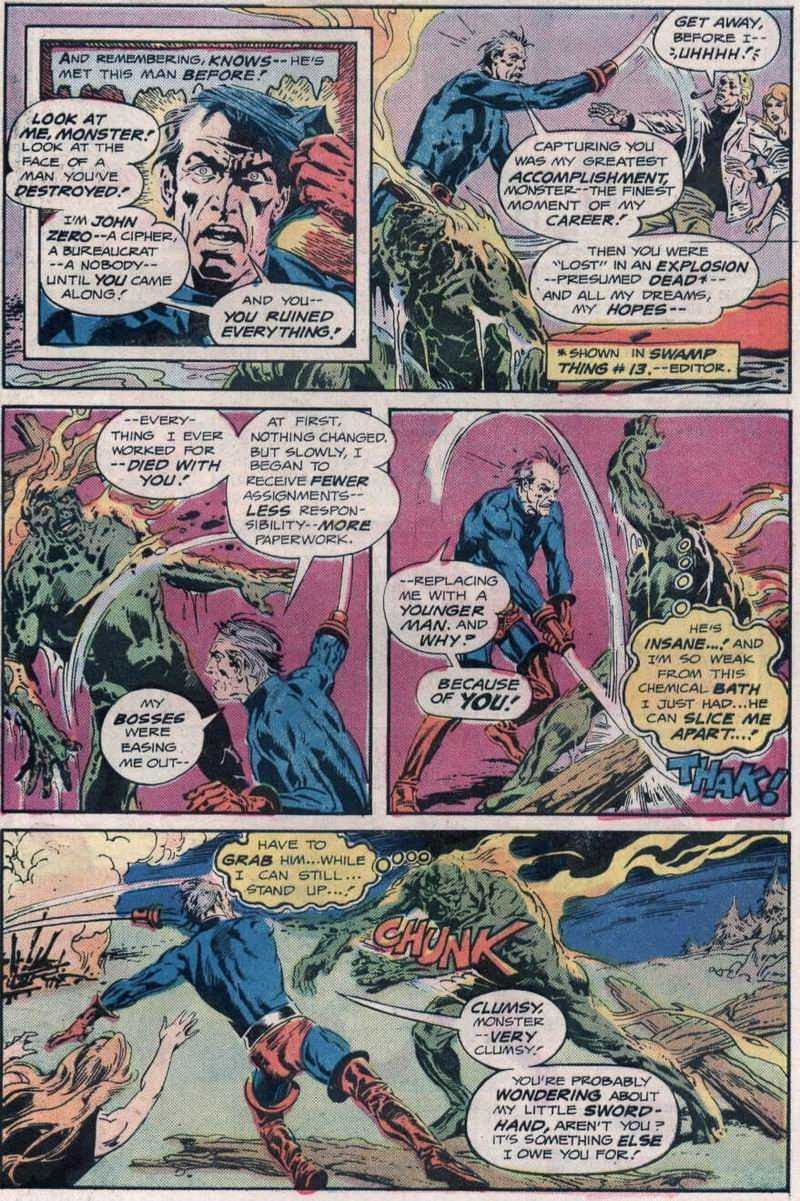 Read online Swamp Thing (1972) comic -  Issue #23 - 16