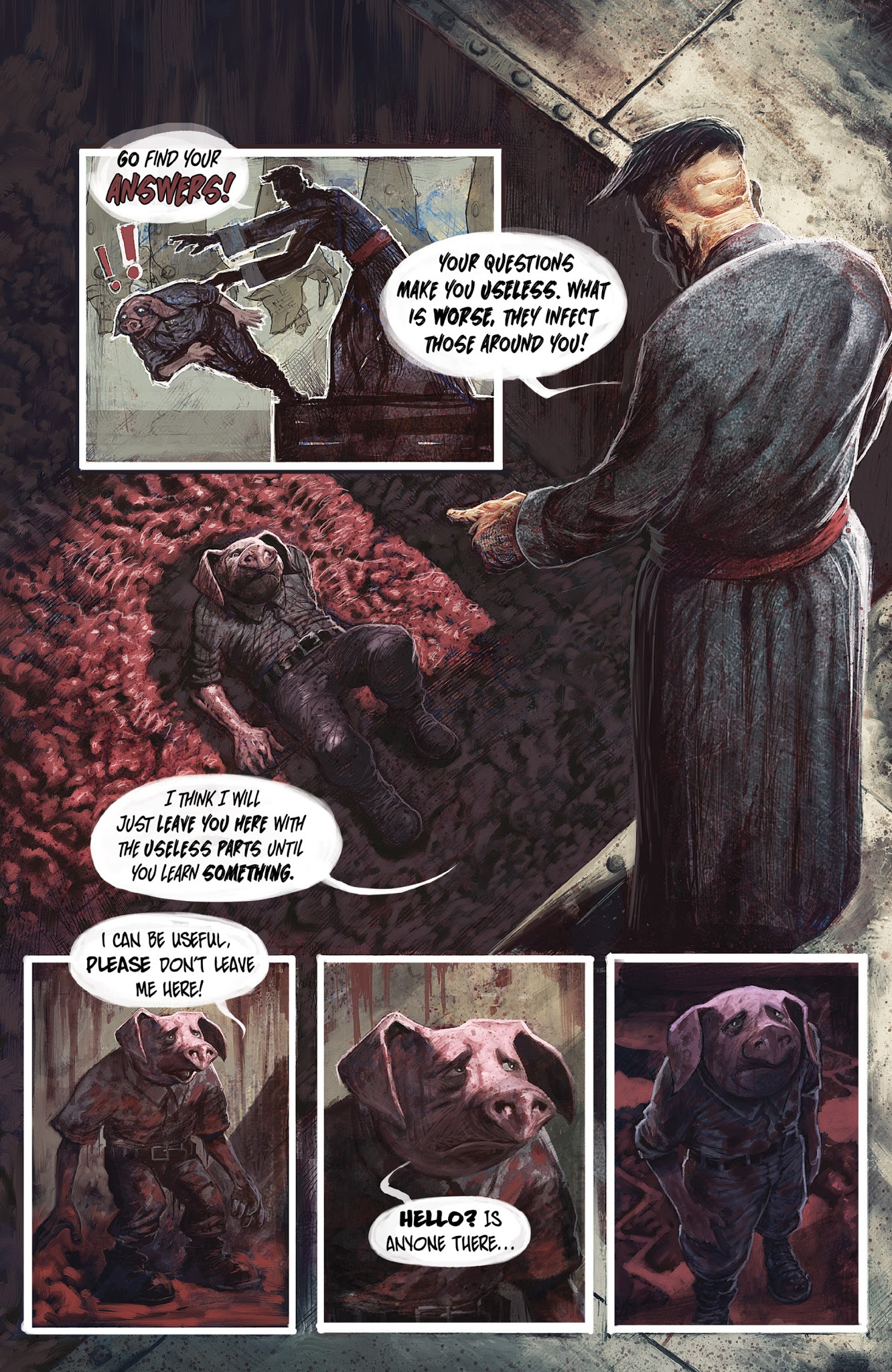 Read online Oink: Heaven's Butcher comic -  Issue # TPB - 17
