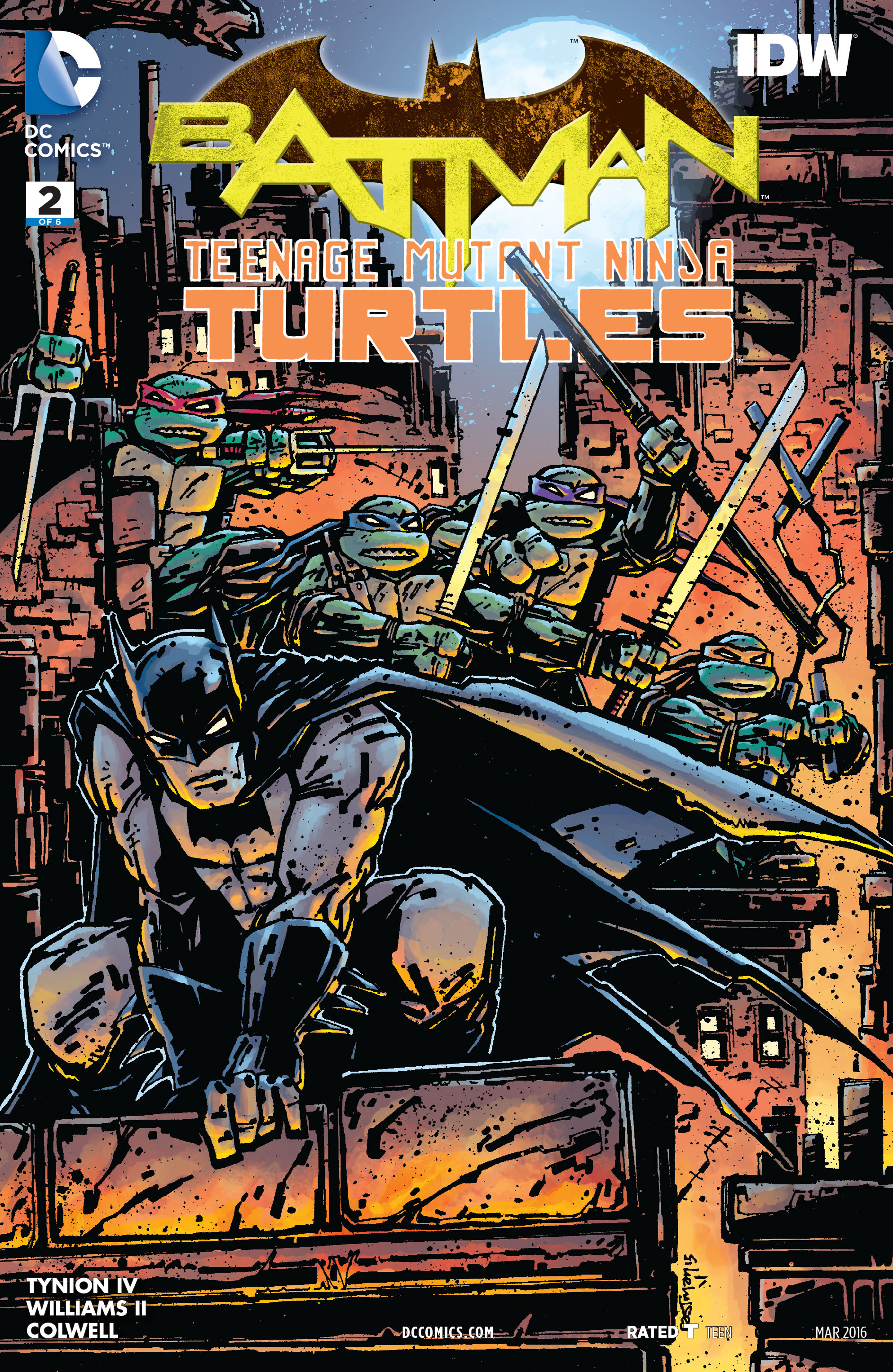 Read online Batman/Teenage Mutant Ninja Turtles comic Issue 2