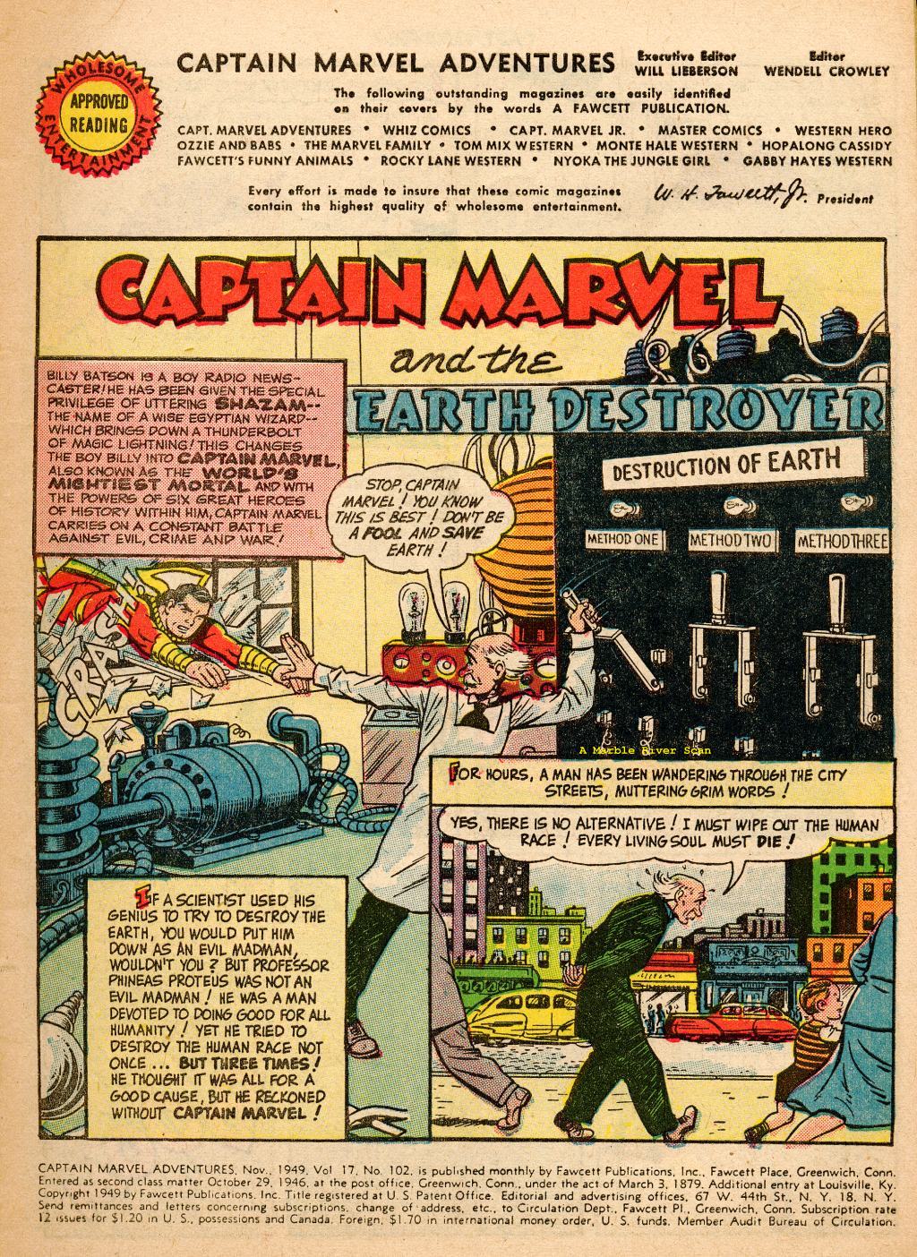 Read online Captain Marvel Adventures comic -  Issue #102 - 3