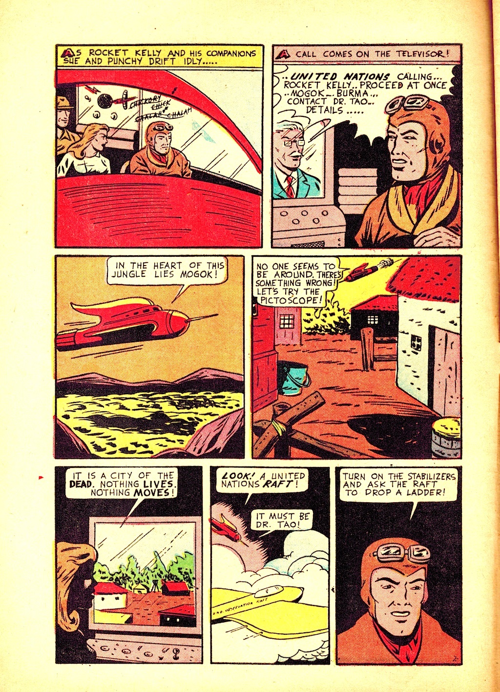 Read online Rocket Kelly (1945) comic -  Issue #5 - 4