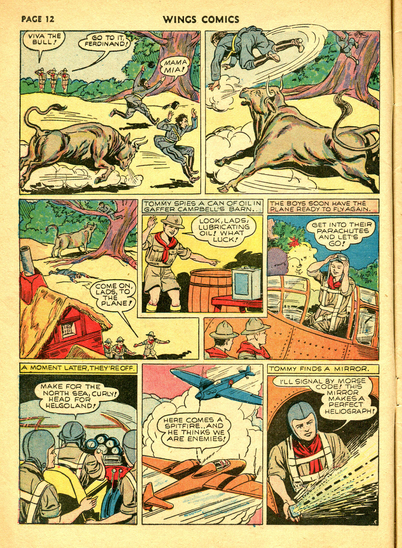 Read online Wings Comics comic -  Issue #7 - 14