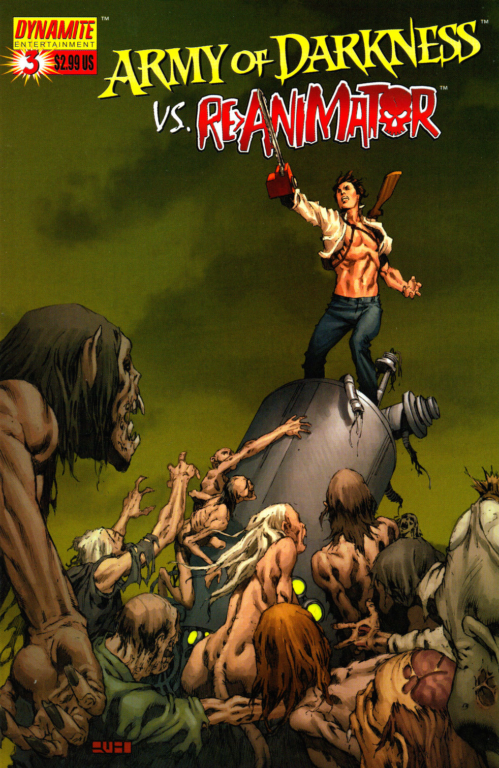 Read online Army of Darkness vs. Re-Animator comic -  Issue #3 - 3