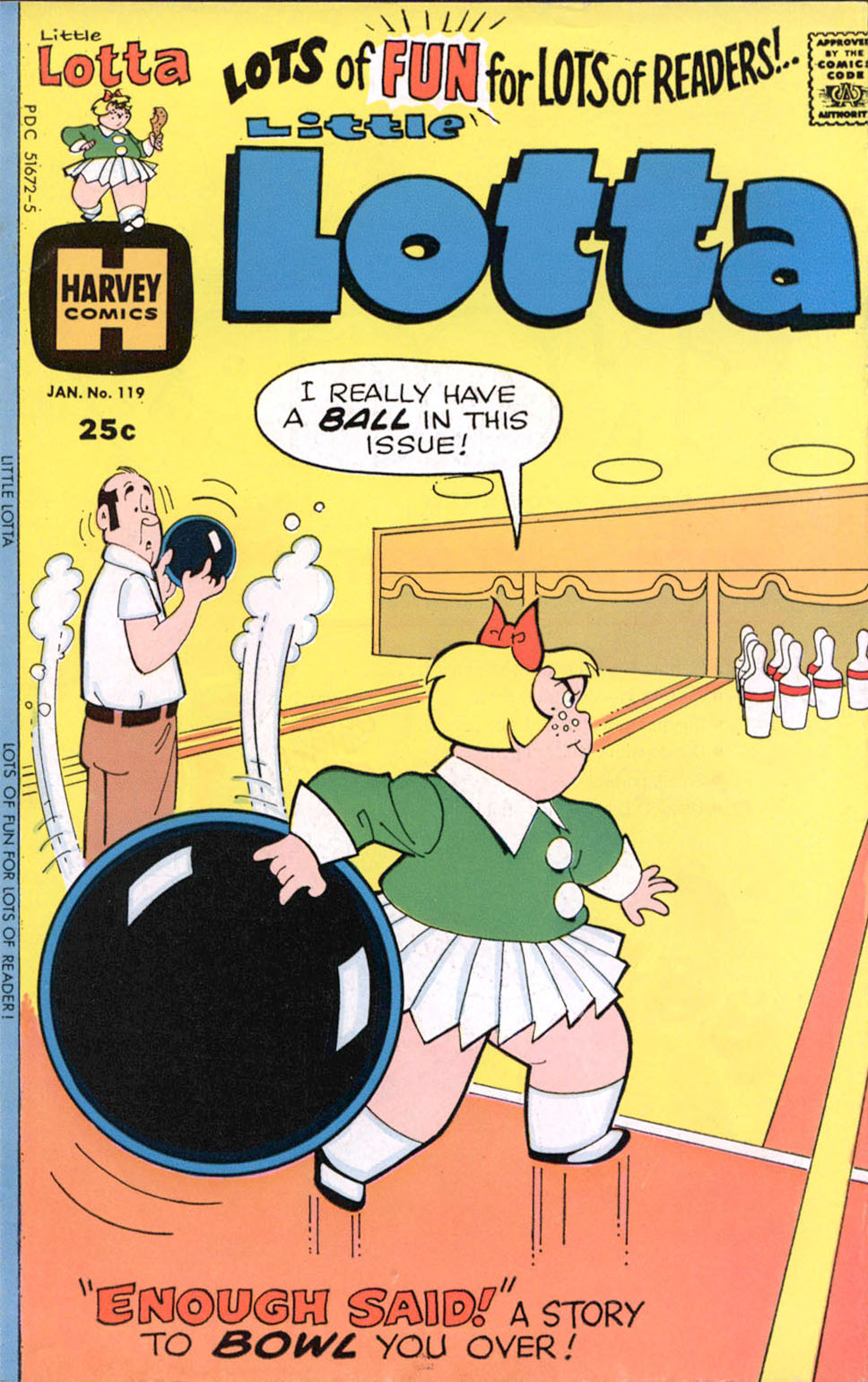 Read online Little Lotta comic -  Issue #119 - 1