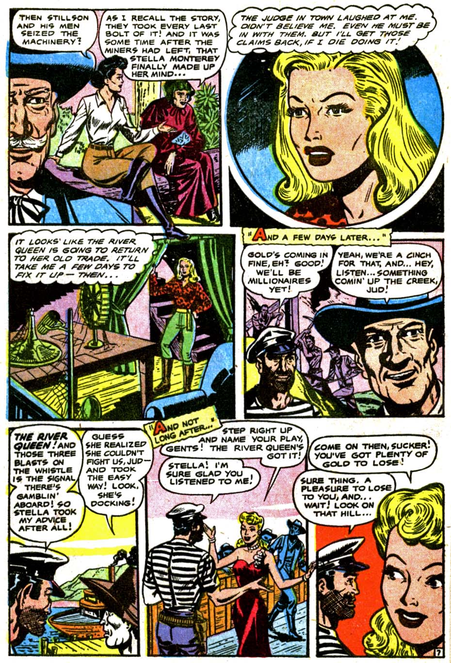 Read online Cowgirl Romances (1950) comic -  Issue #3 - 45